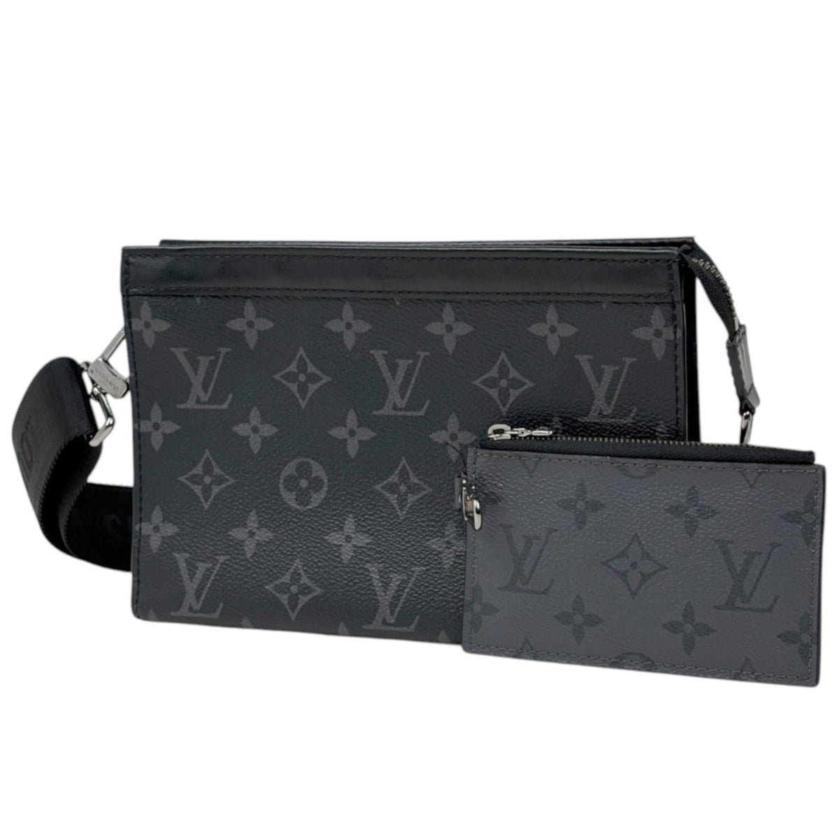 Louis Vuitton Black Monogram Eclipse Noir Monogram Eclipse Shoulder Bag (Pre-Owned)