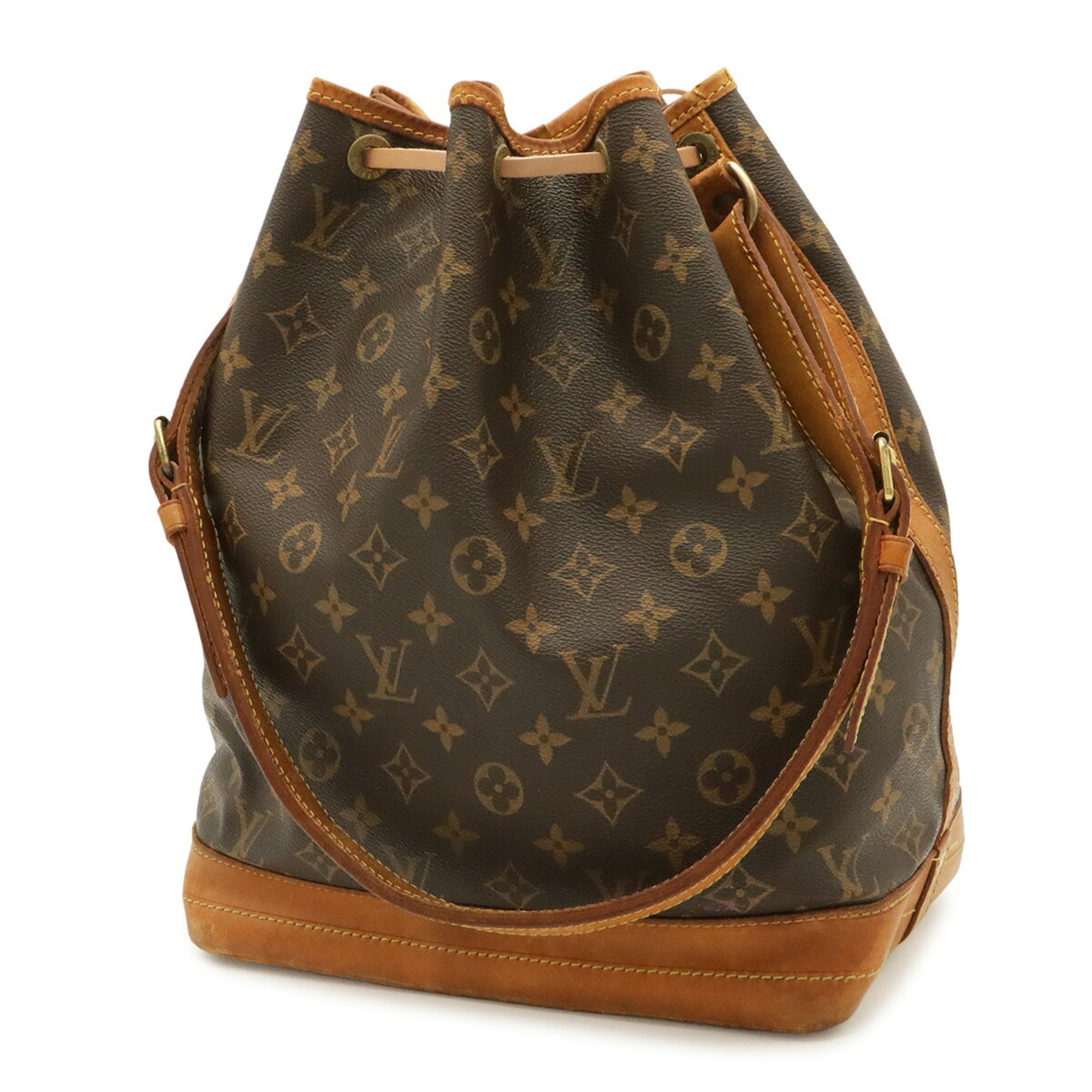 Louis Vuitton Brown Monogram Canvas Shoulder Bag (Pre-Owned)