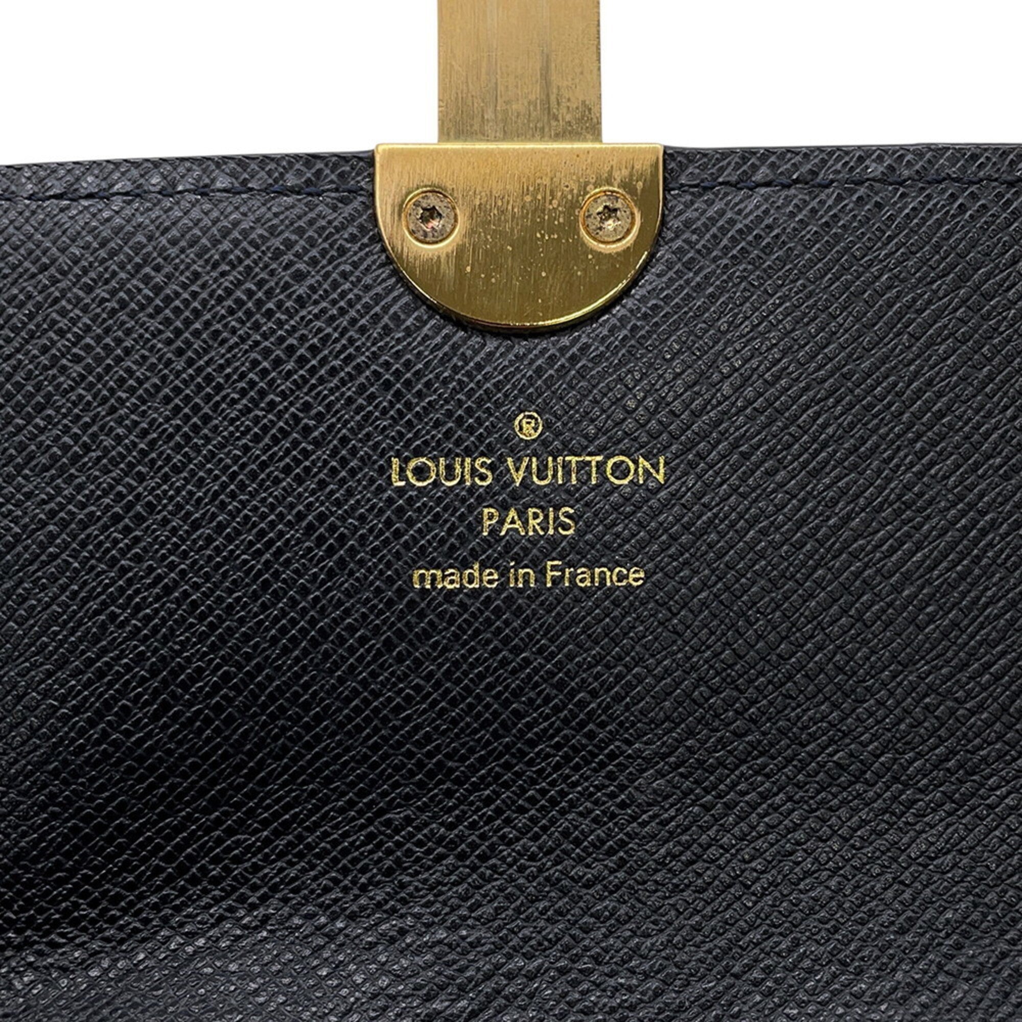 Louis Vuitton Monogram Idylle Gray Navy Monogram Idylle Long Wallet (Bi-Fold) (Pre-Owned)
