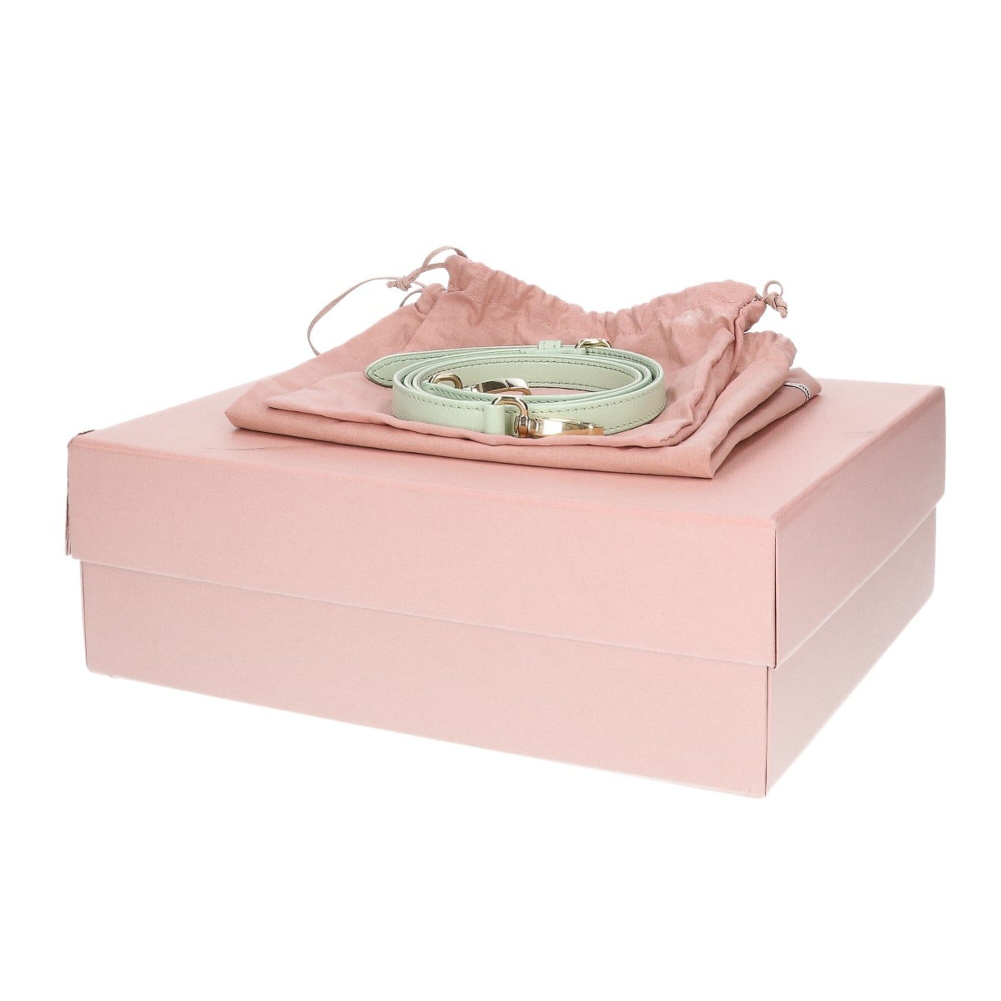 Miu Miu Leather Handbag Shoulder Bag (Pre-Owned)
