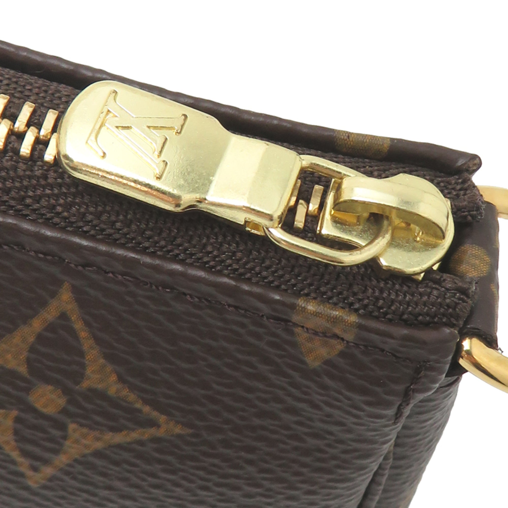 Louis Vuitton Brown Monogram Pochette Pouch (Pre-Owned)