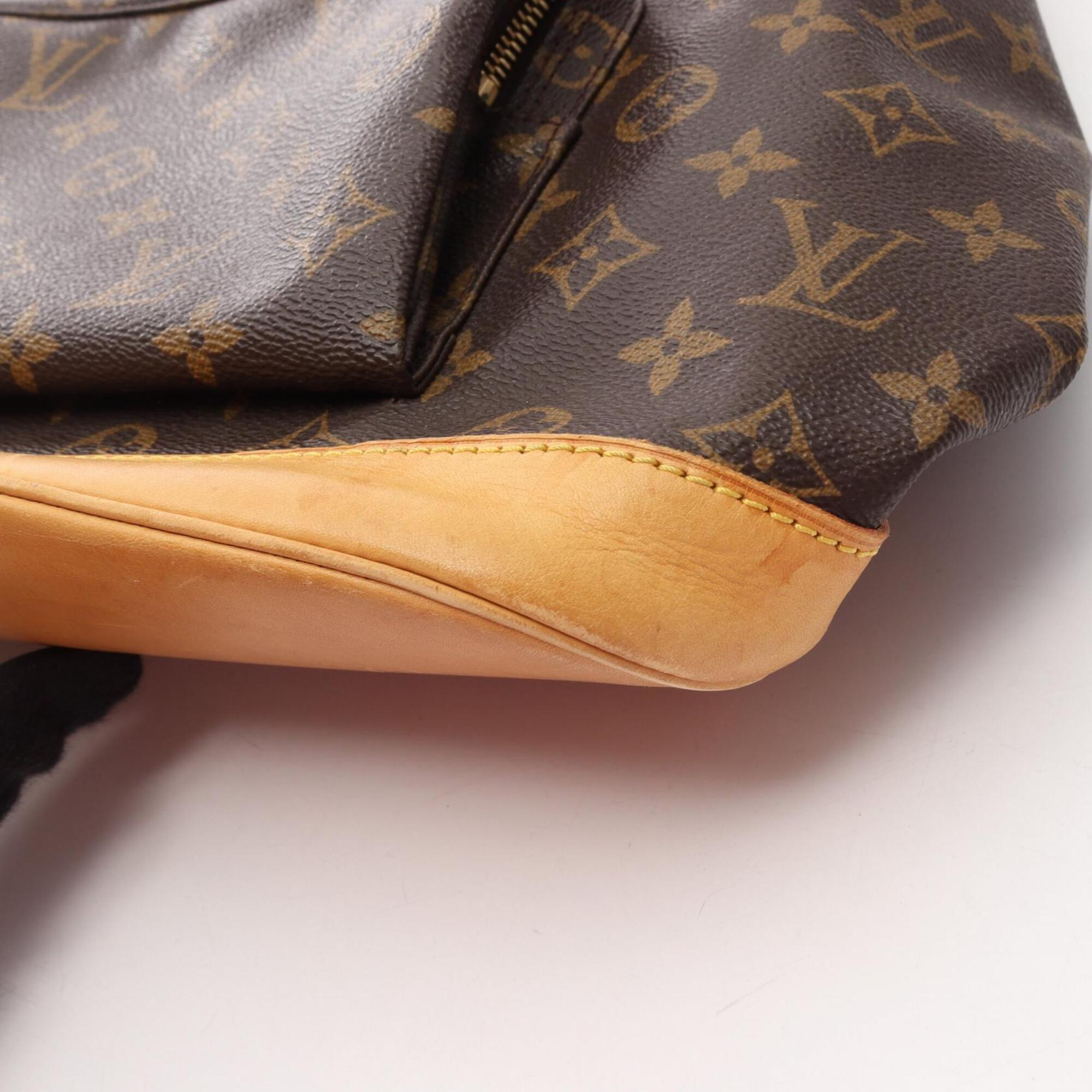 Louis Vuitton Brown Pvc Leather Backpack Handbag (Pre-Owned)