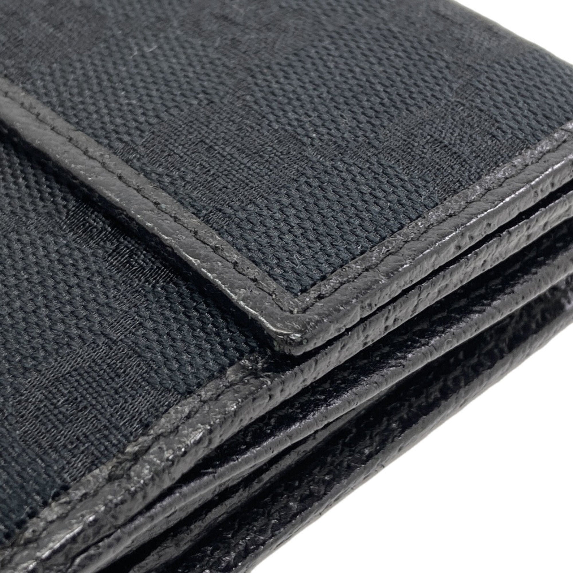 Gucci Black Canvas Wallet (Bi-Fold) (Pre-Owned)