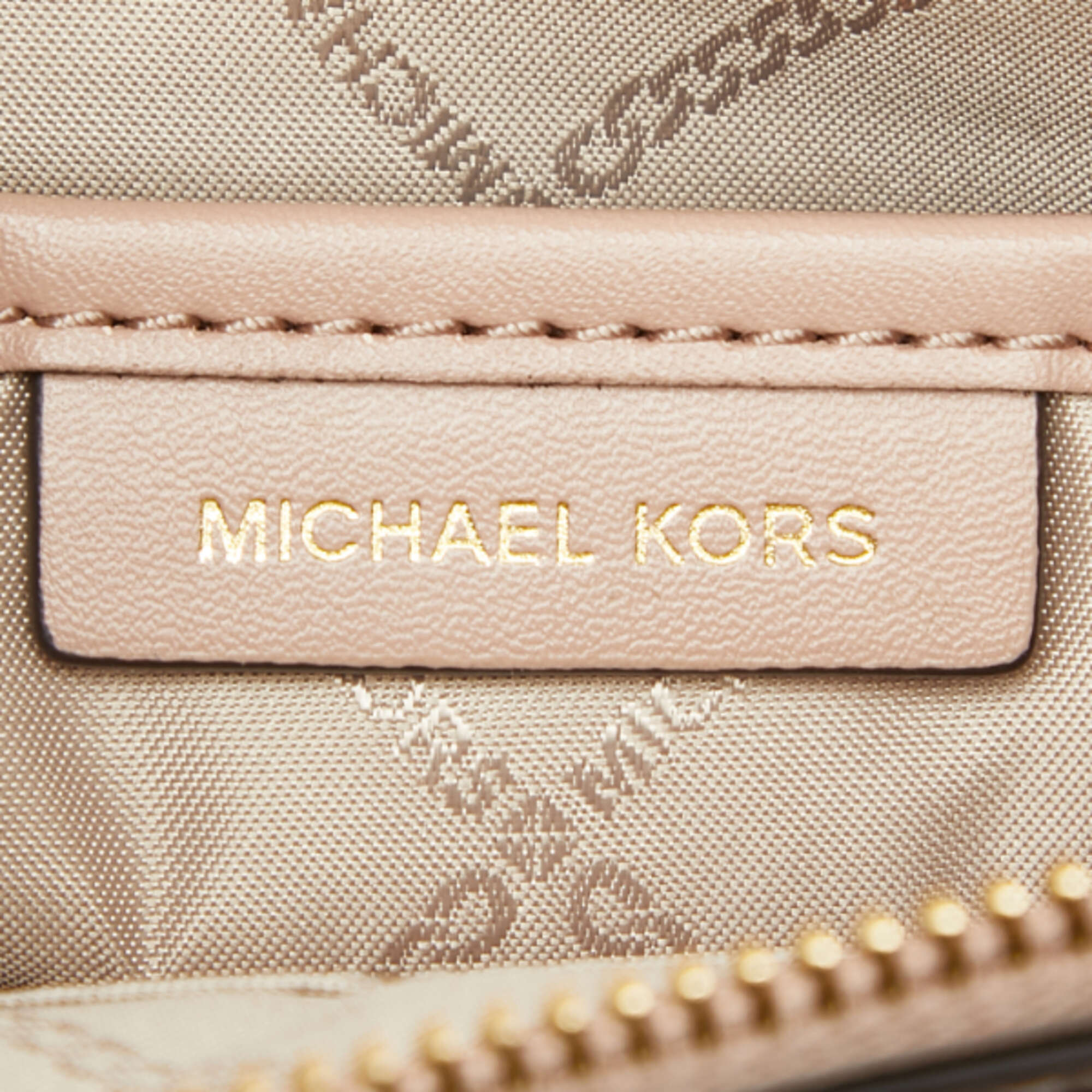 Michael Kors Pink Pvc Leather Handbag Shoulder Bag (Pre-Owned)