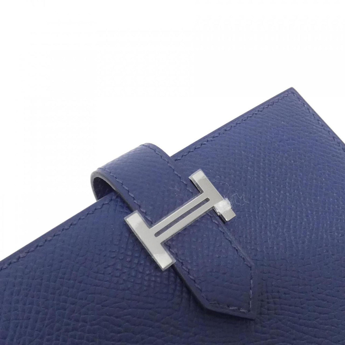 Hermes Blue Navy Epsom Leather Wallet (Bi-Fold) (Pre-Owned)