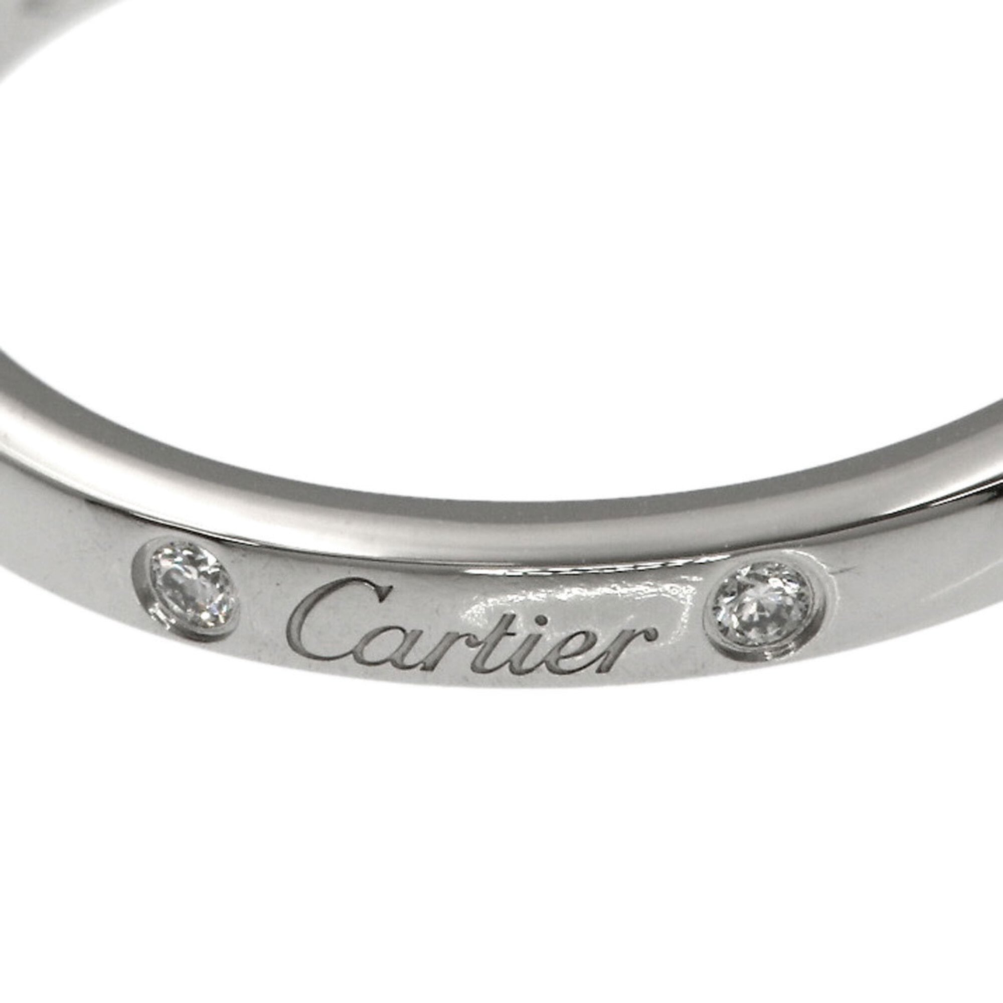 Cartier Platinum Platinum 950 Band Ring (Pre-Owned)