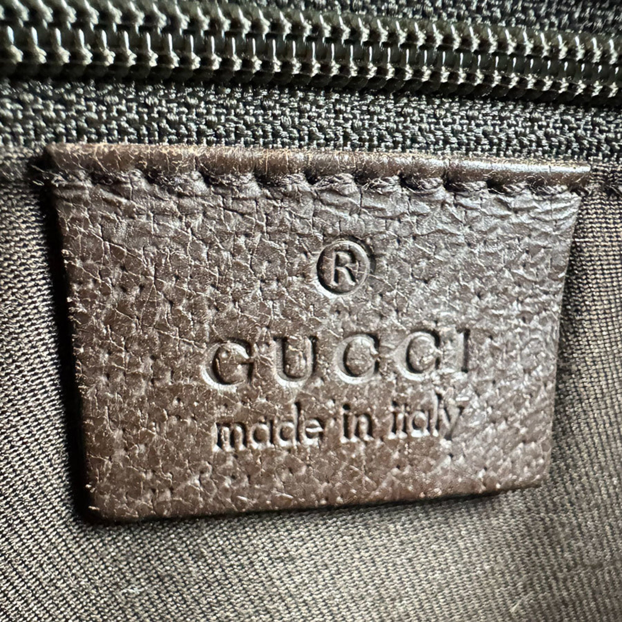 Gucci Brown Gg Canvas Fanny Pack Sling Bag (Pre-Owned)