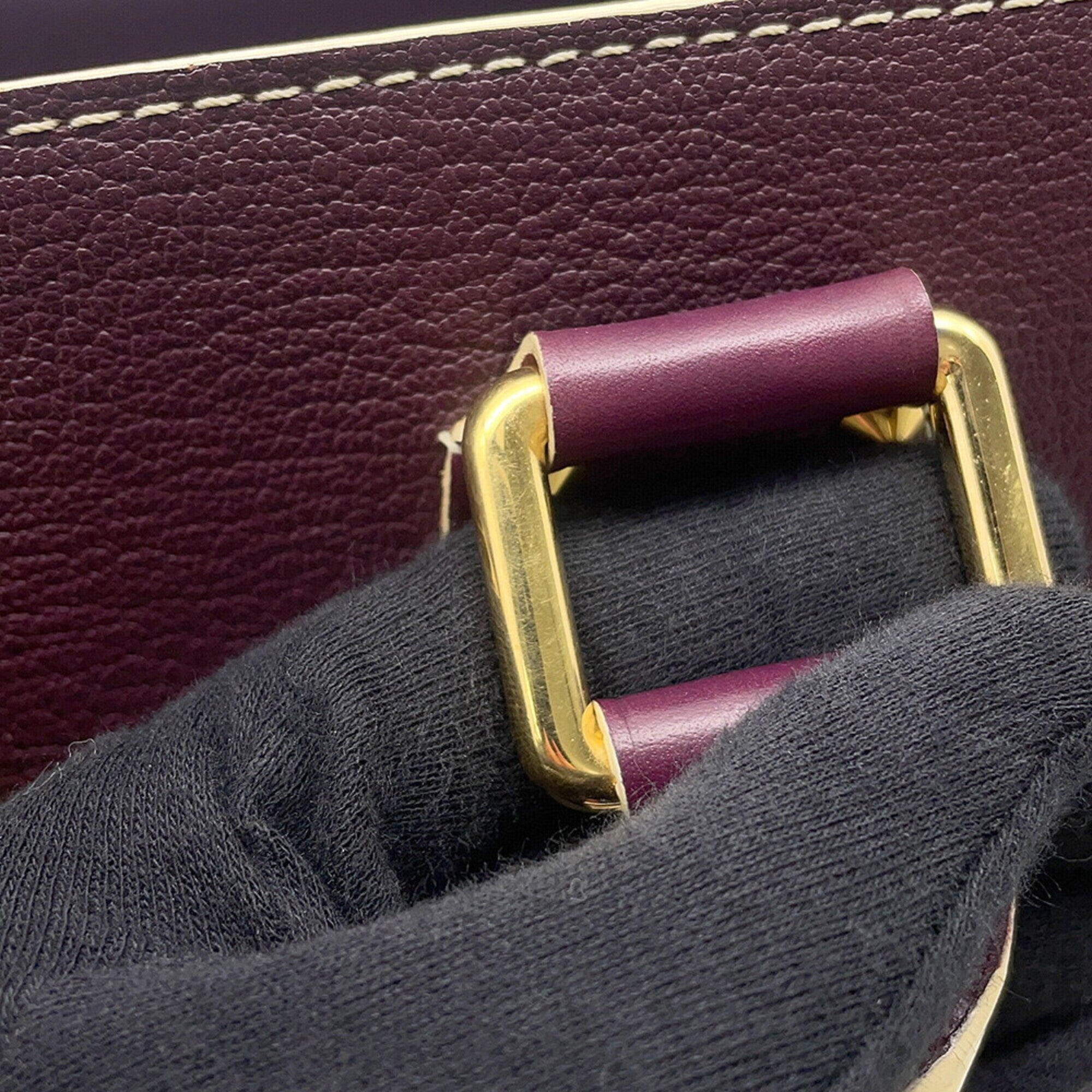 Louis Vuitton Purple Suhali Leather Handbag (Pre-Owned)
