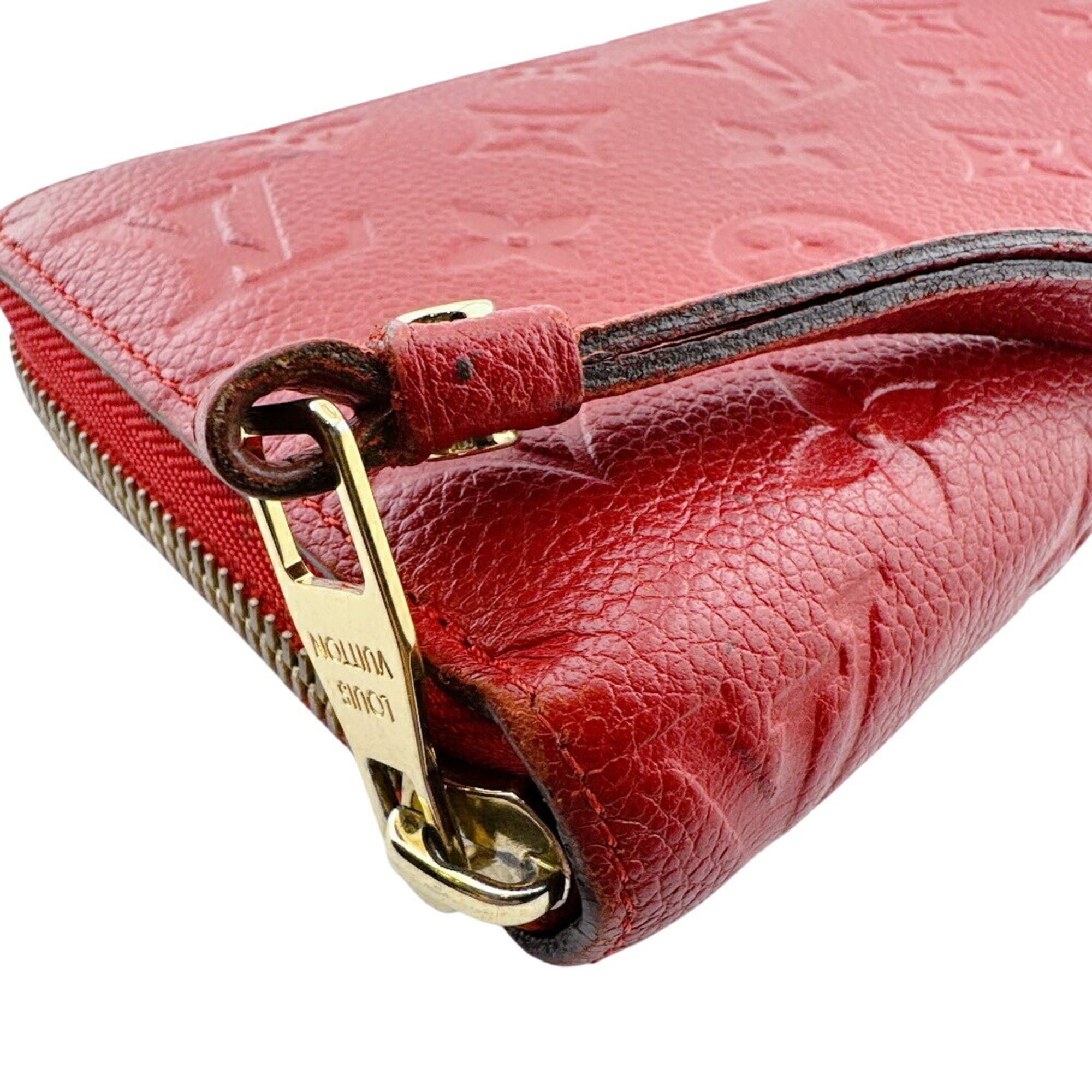 Louis Vuitton Red Color Monogram Empreinte (Pre-Owned)