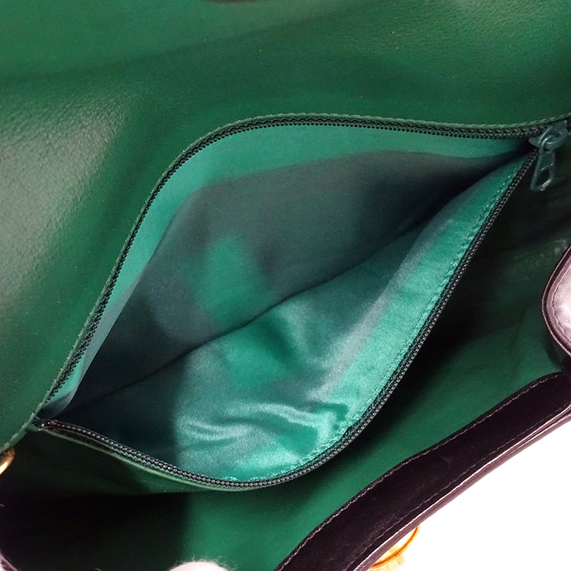 Cartier Black Leather Clutch Bag Handbag (Pre-Owned)