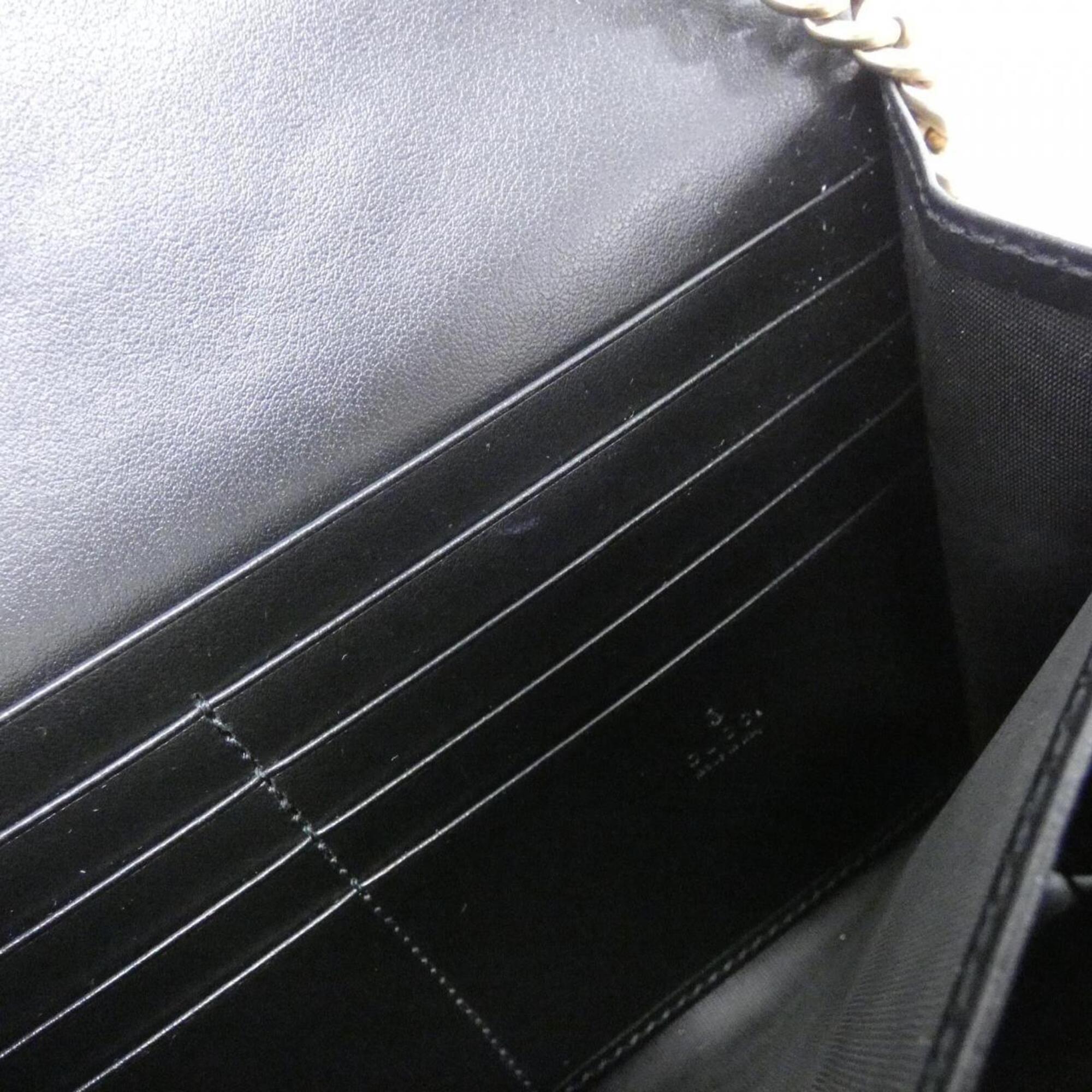 Gucci Black Quilting Leather Shoulder Bag (Pre-Owned)