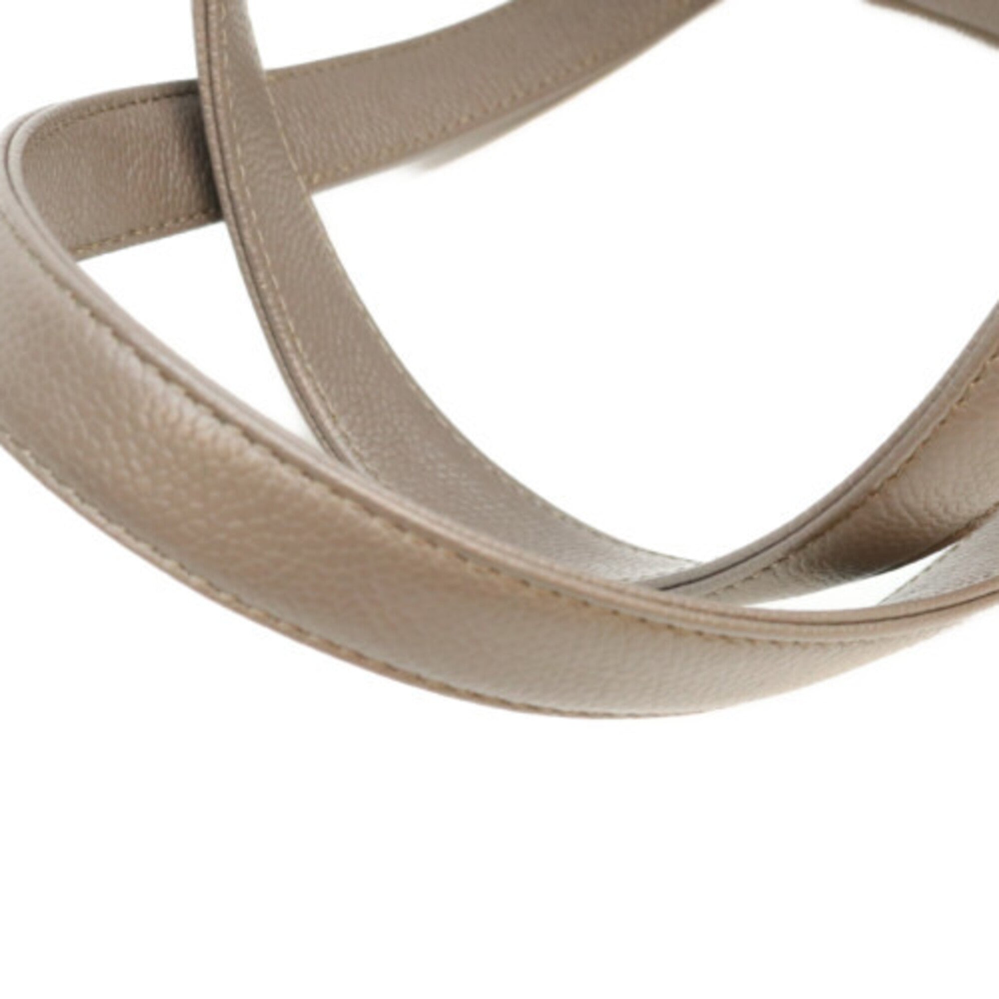 Chanel Gray Grained Calfskin Boston Bag (Pre-Owned)