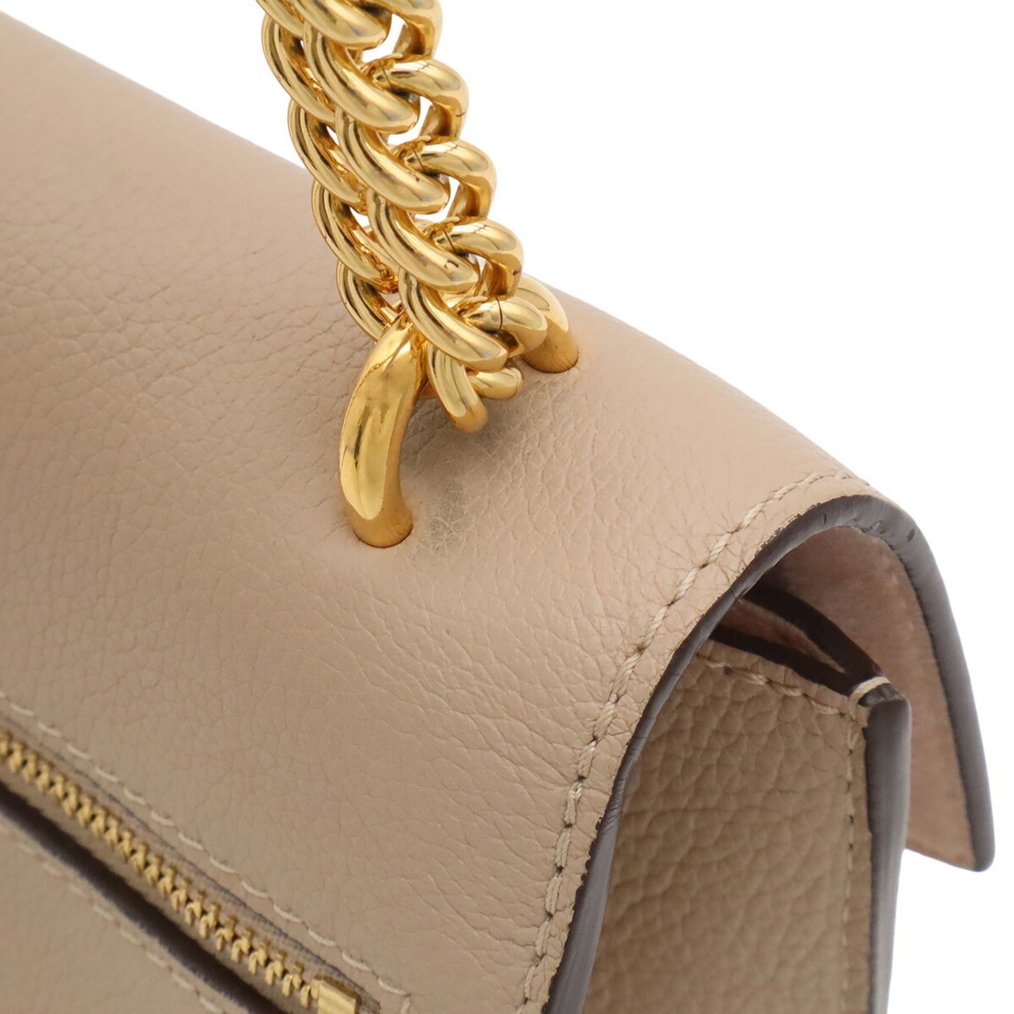 Louis Vuitton Grayish Leather Pochette Shoulder Bag (Pre-Owned)