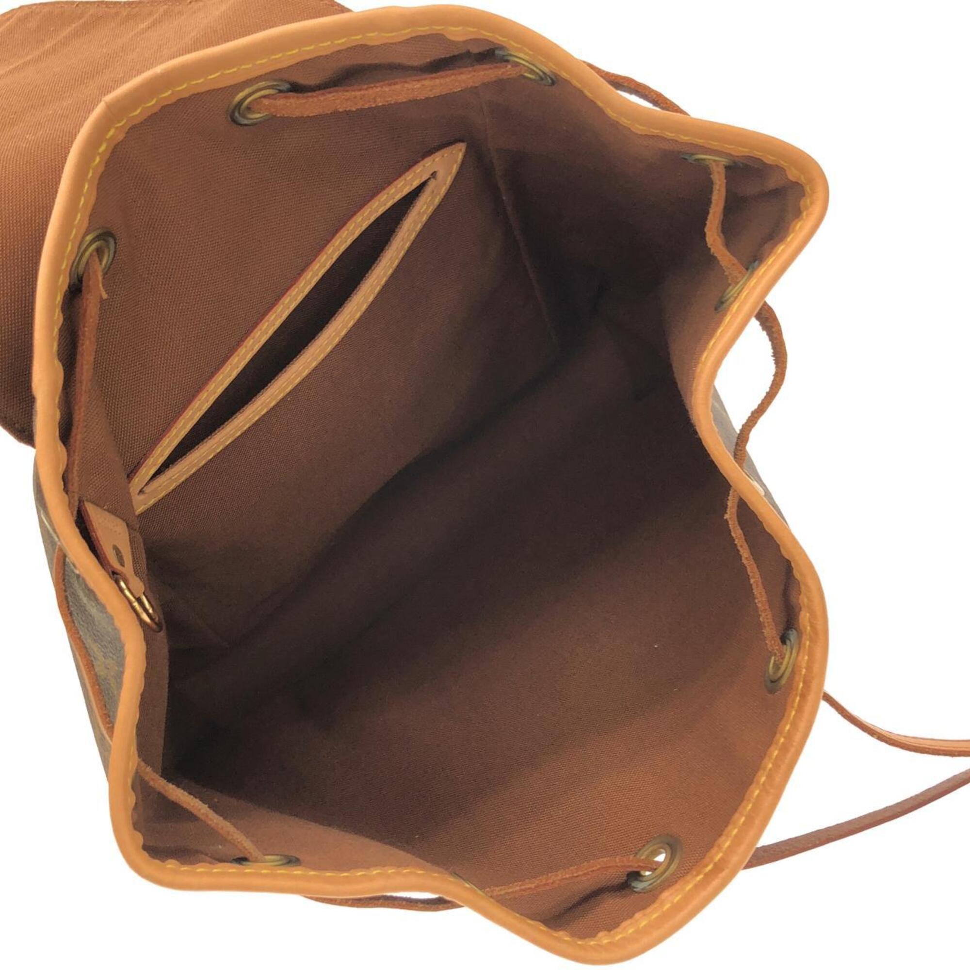 Louis Vuitton Brown Coated Canvas Backpack (Pre-Owned)