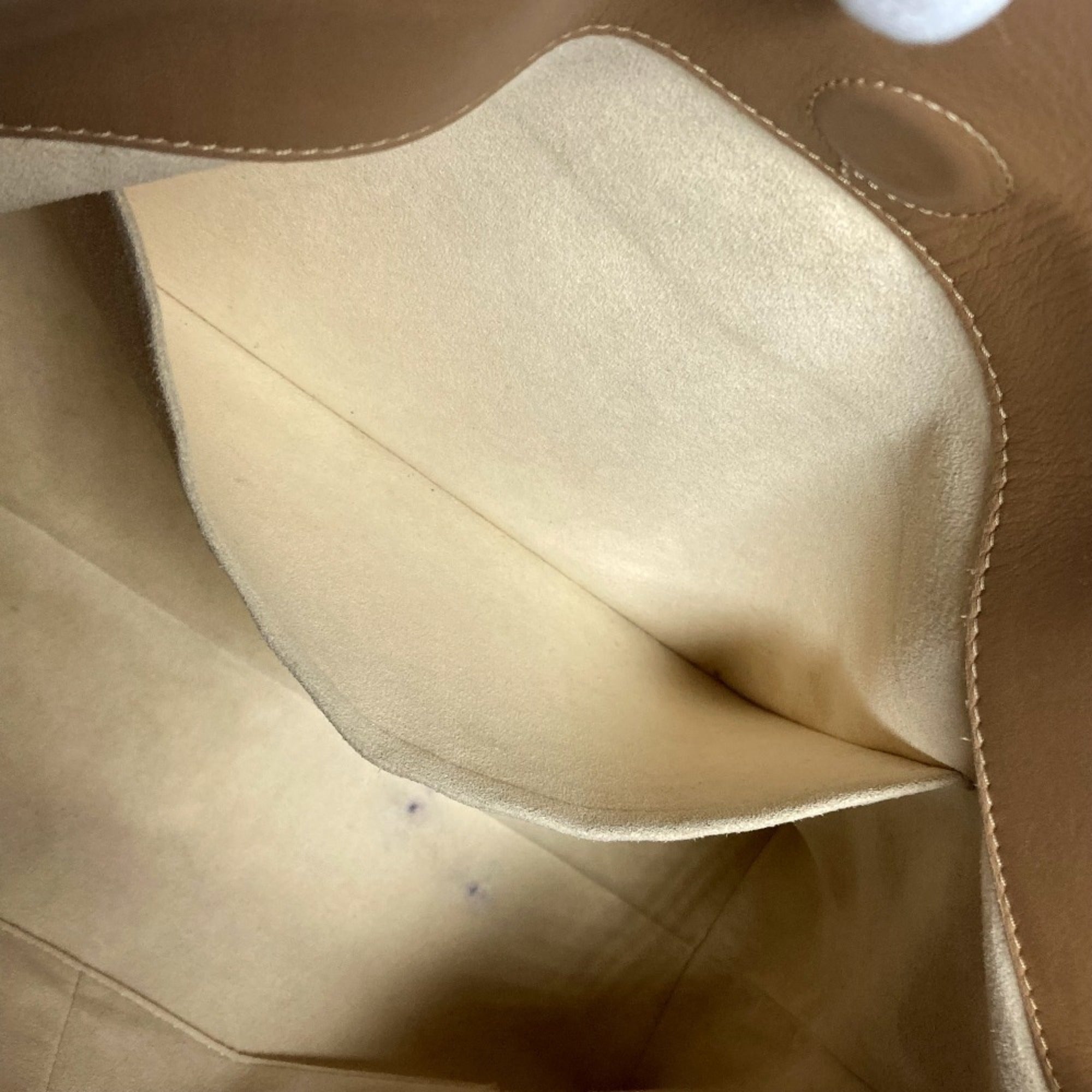 Louis Vuitton Beige Brown Monogram Monogram Shoulder Bag Tote Bag (Pre-Owned)