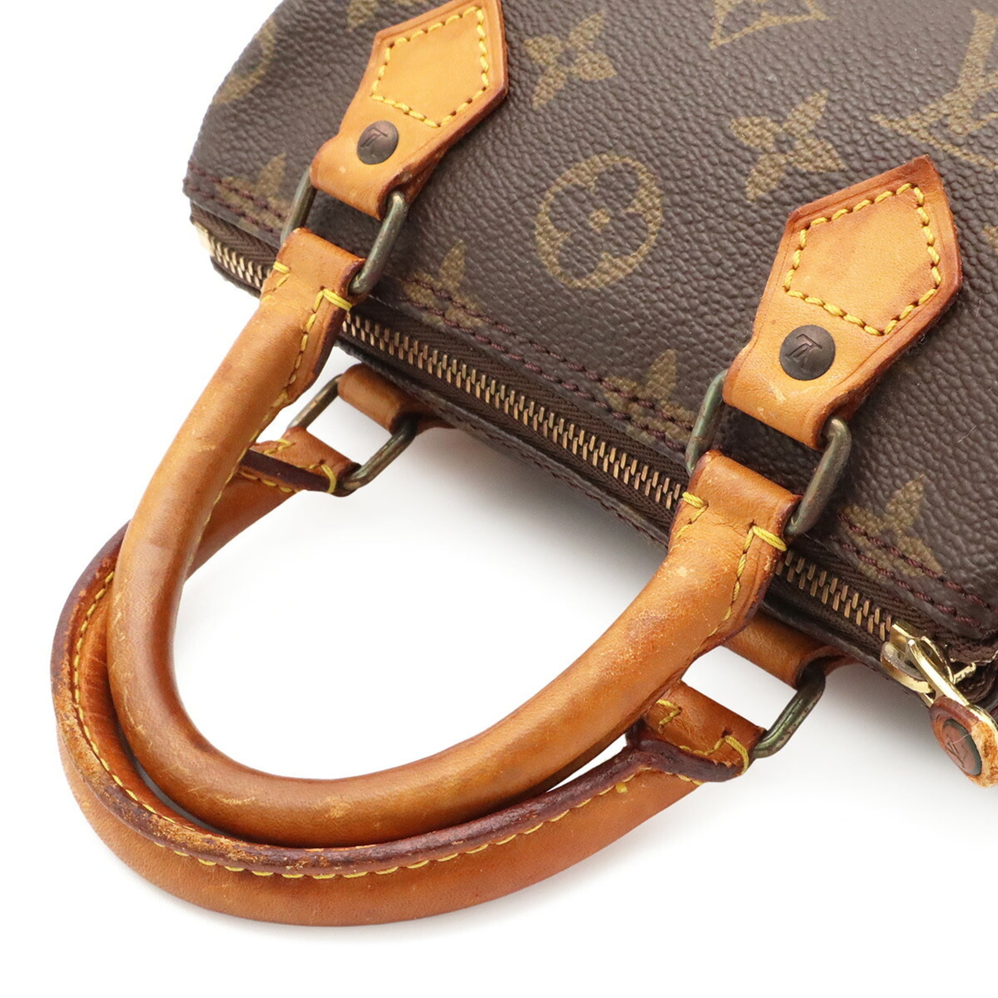 Louis Vuitton Brown Monogram Mini Handbag Pouch (Pre-Owned)