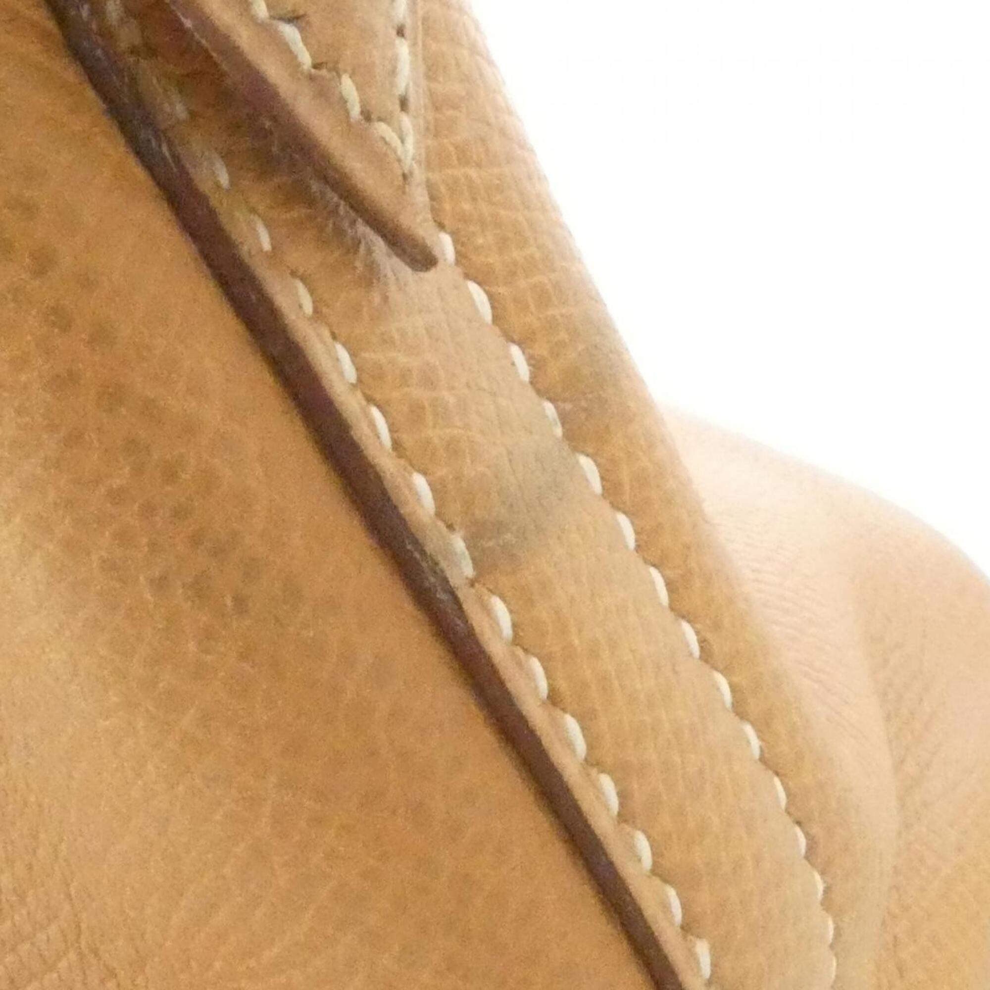 Hermes Natural Courchevel Leather Handbag (Pre-Owned)