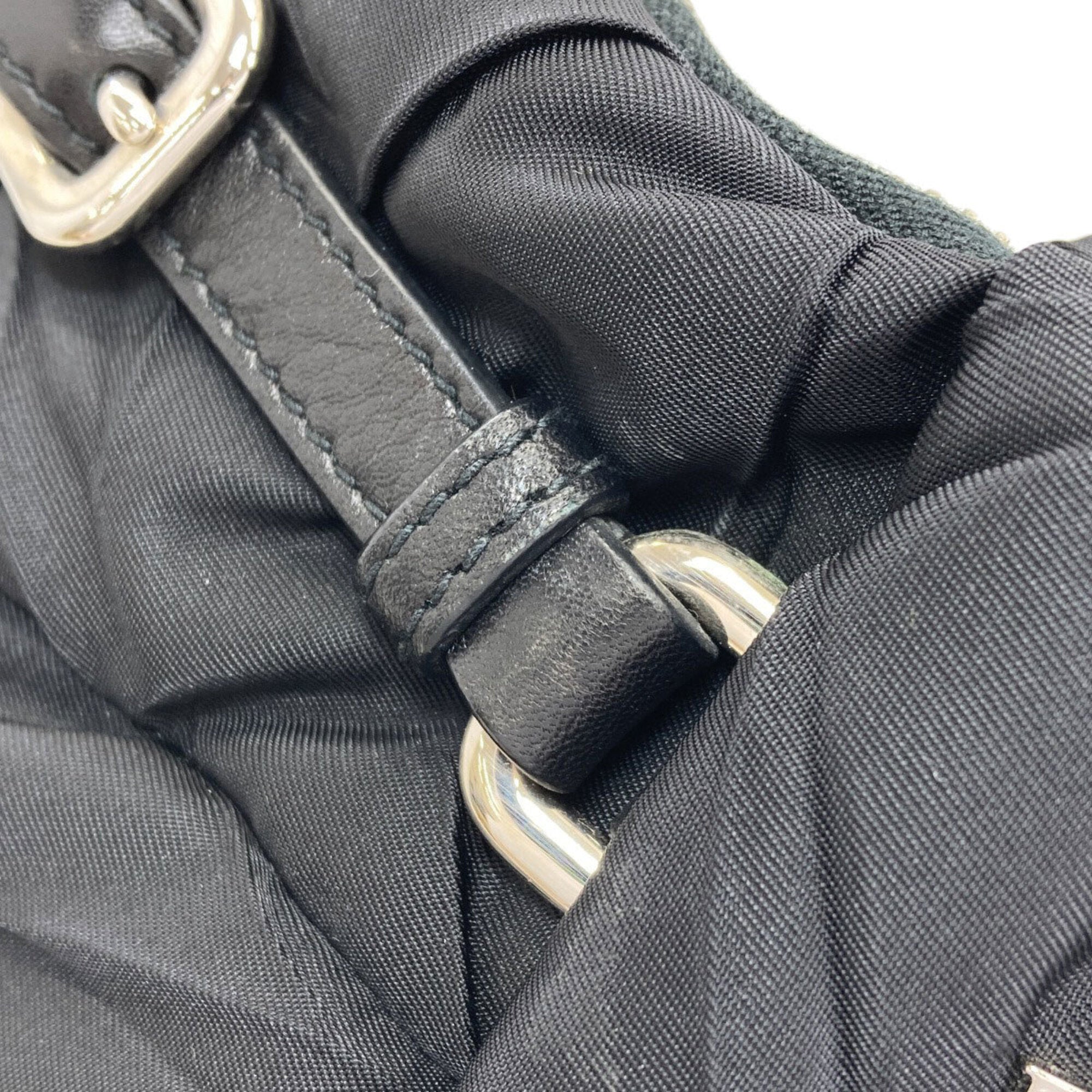 Prada Black Nylon Handbag (Pre-Owned)