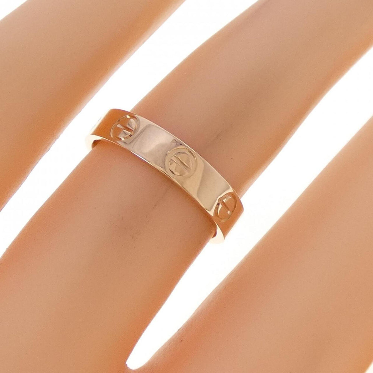 Cartier Love Pink Gold (18K) Band Ring (Pre-Owned)