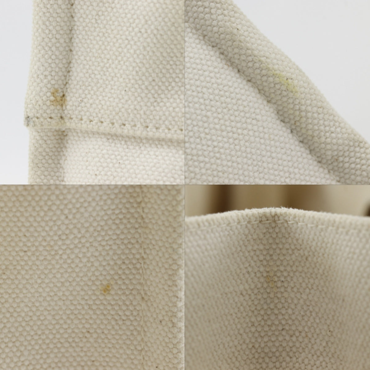Hermes Bora Bora Light Blue White Canvas Tote Bag (Pre-Owned)