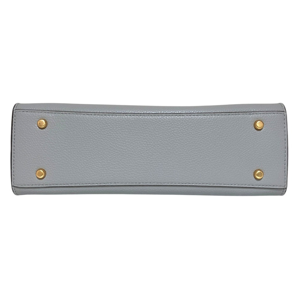 Tory Burch Light Gray Leather Handbag Shoulder Bag (Pre-Owned)