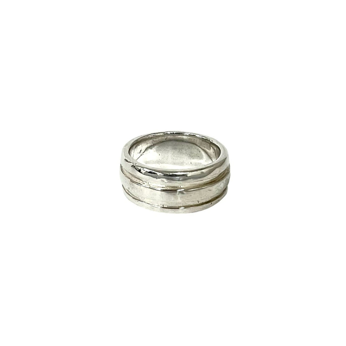 Tiffany Silver Silver 925 Band Ring (Pre-Owned)