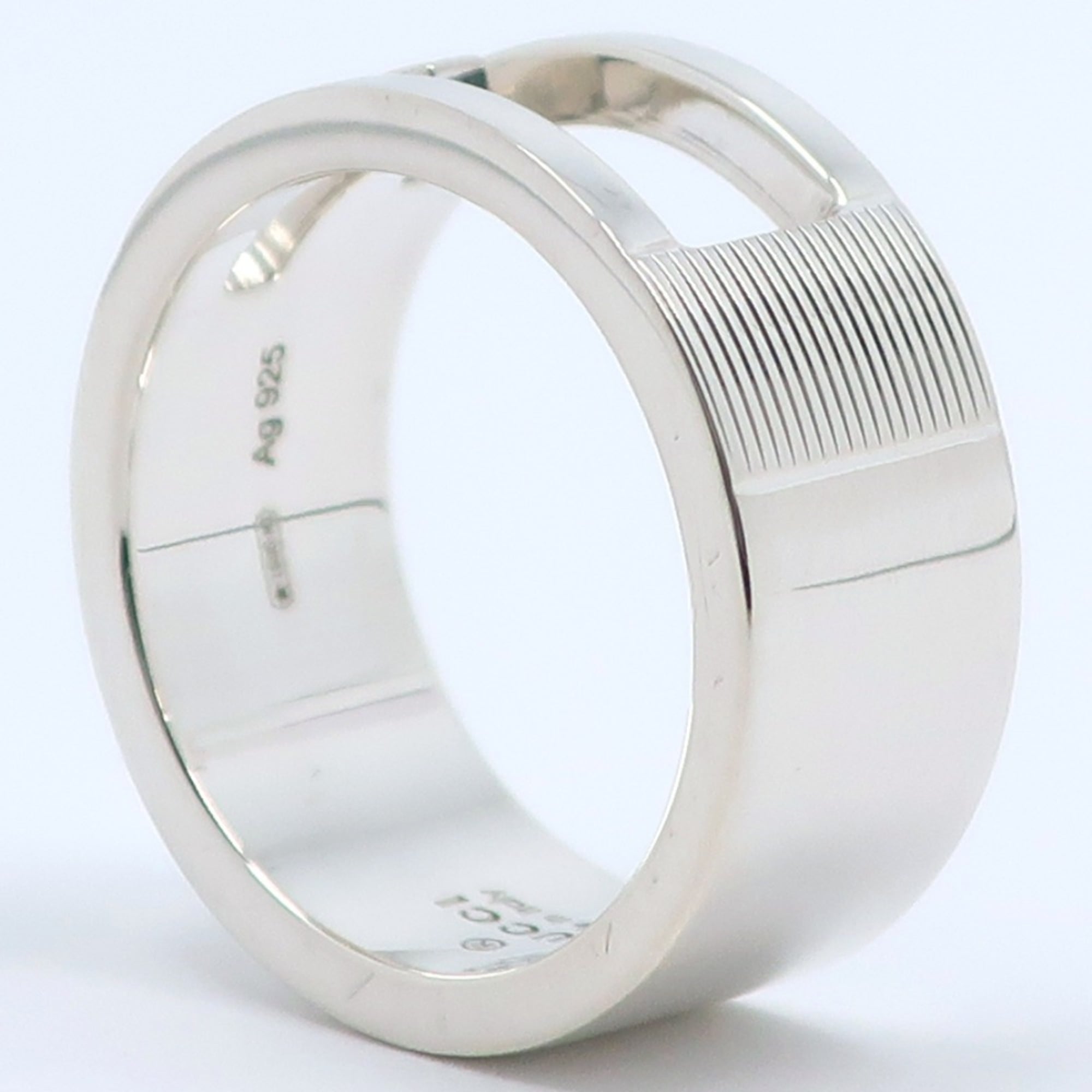 Gucci Silver 925 Band Ring (Pre-Owned)