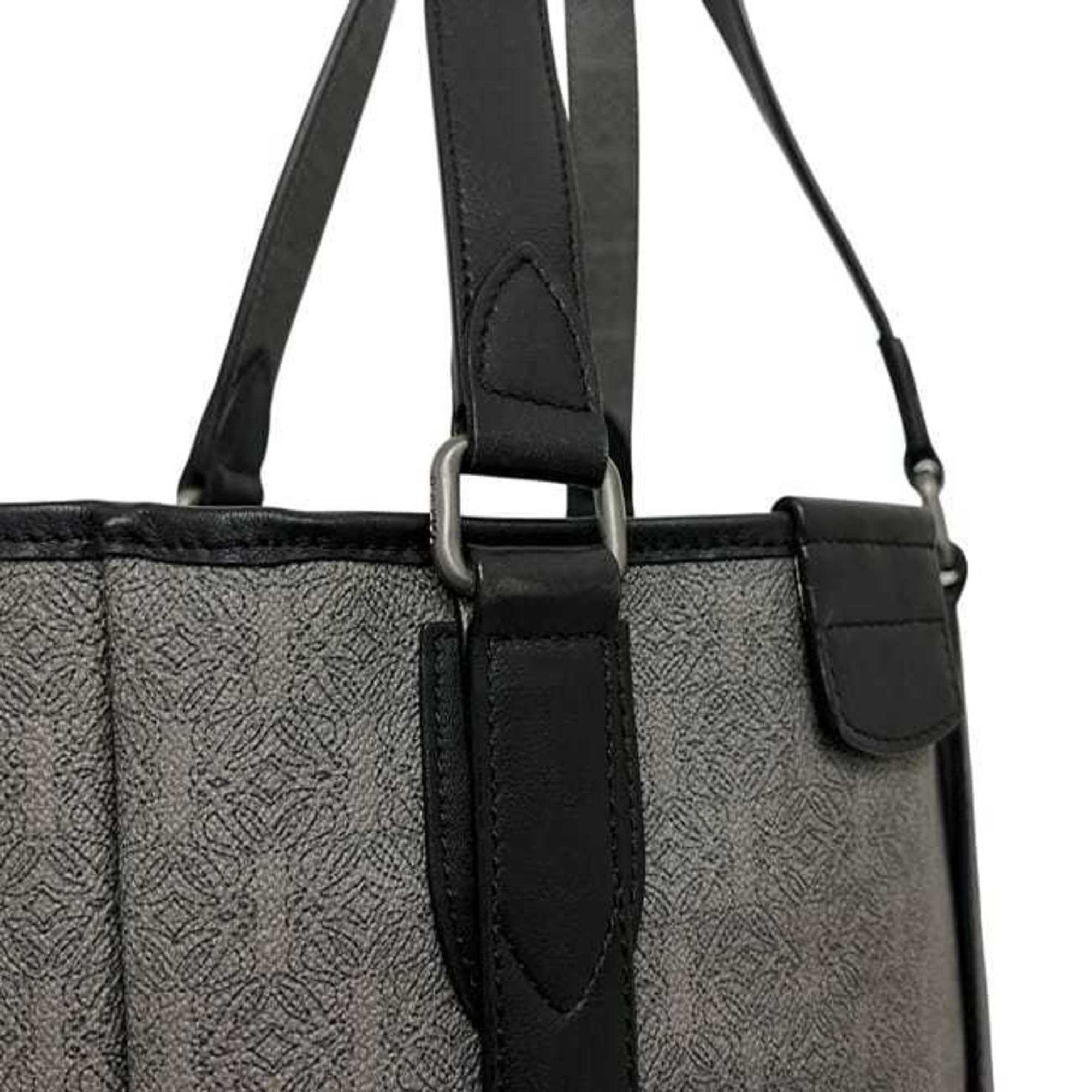 Loewe Gray Pvc Leather Tote Bag (Pre-Owned)