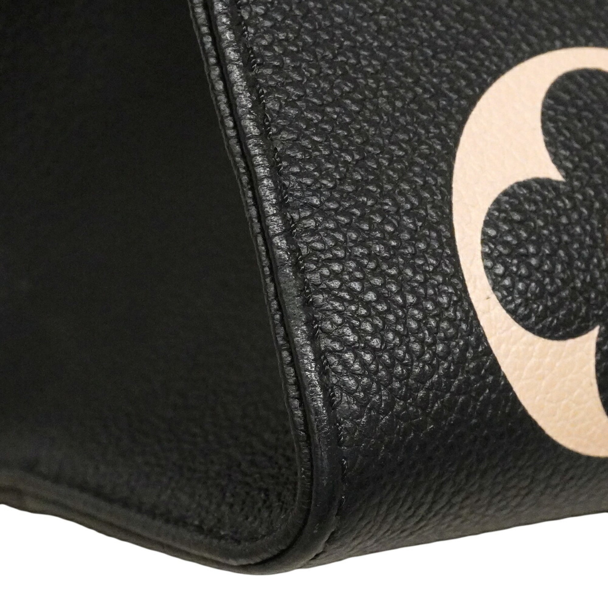 Louis Vuitton Beige Black Tote Bag (Pre-Owned)