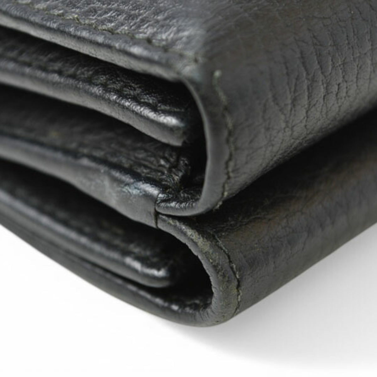Gucci Black Leather Wallet (Tri-Fold) (Pre-Owned)