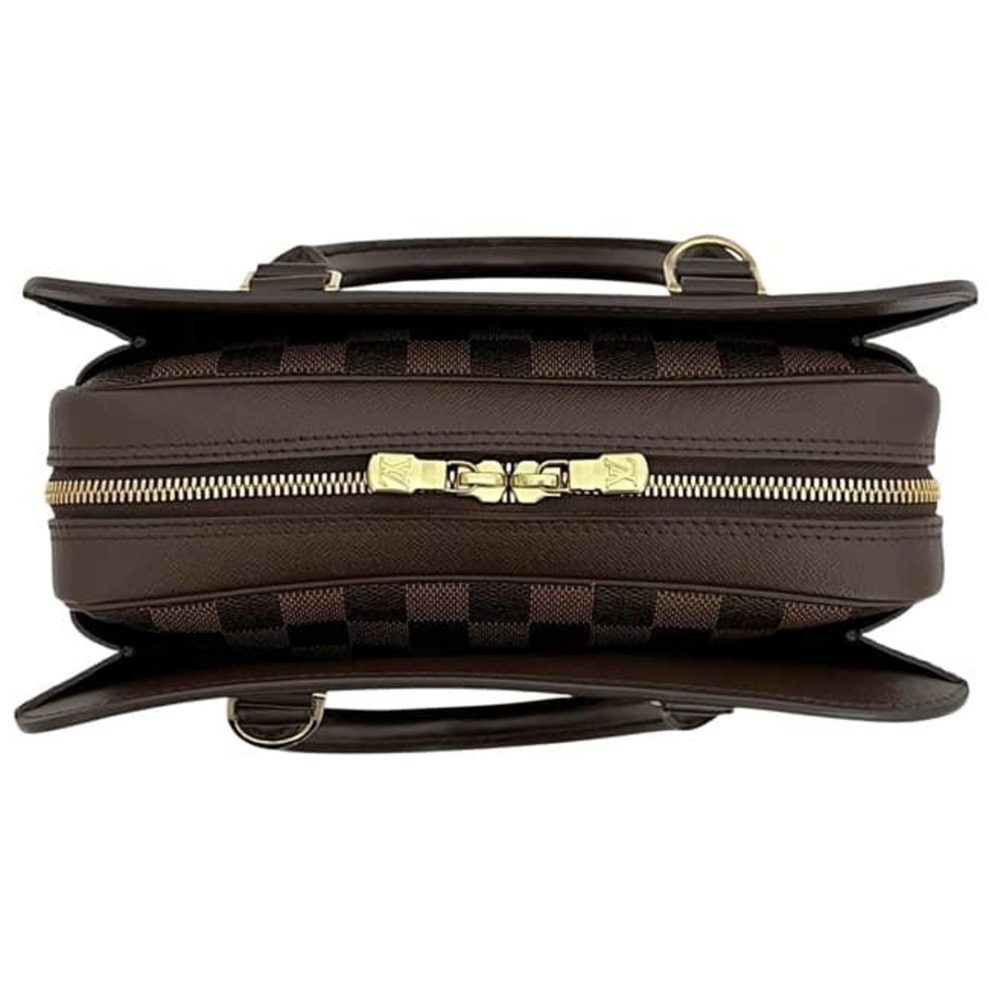 Louis Vuitton Damier Brown Damier Canvas Ebene Damier Canvas Handbag (Pre-Owned)