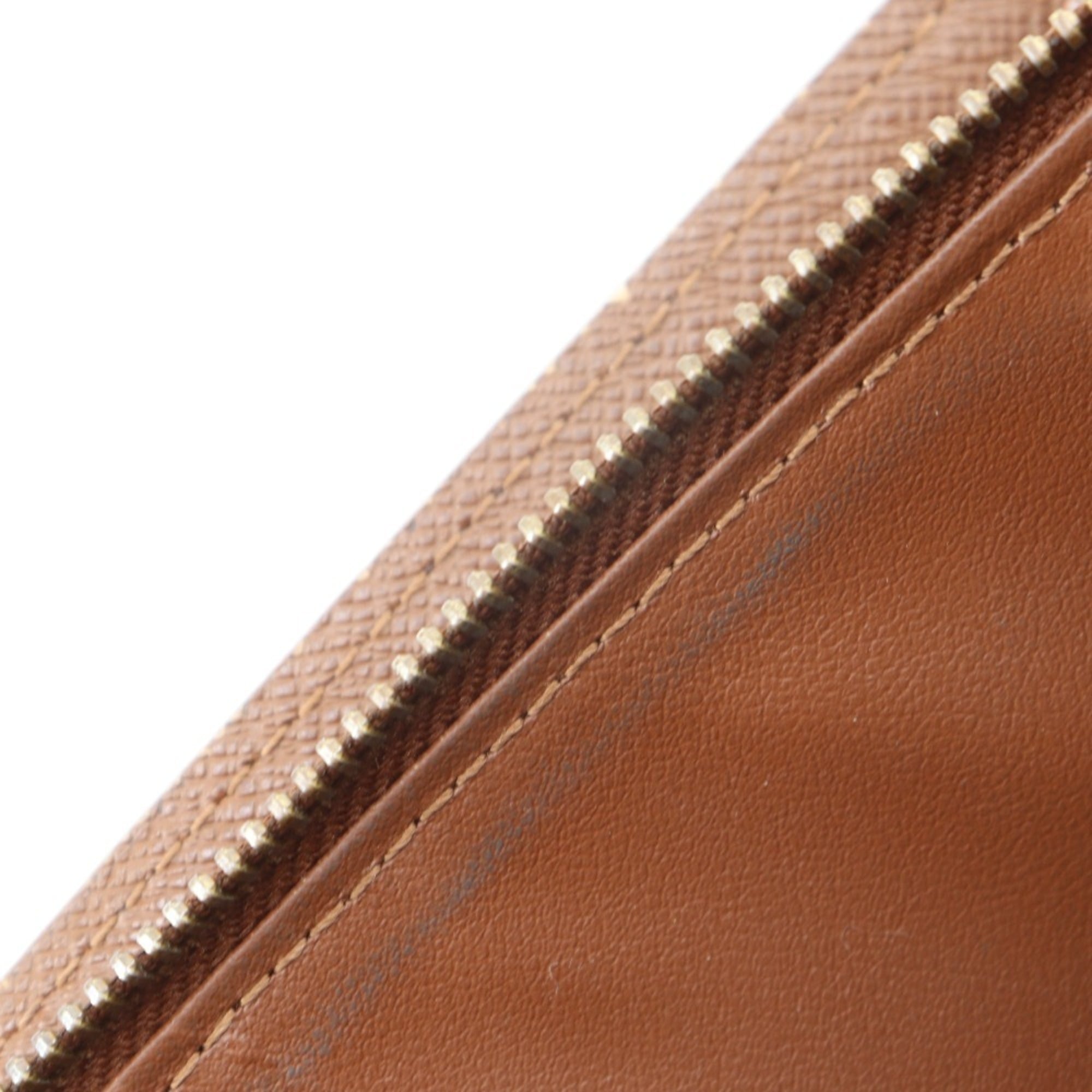 Louis Vuitton Brown Monogram Canvas Long Wallet (Bi-Fold) (Pre-Owned)