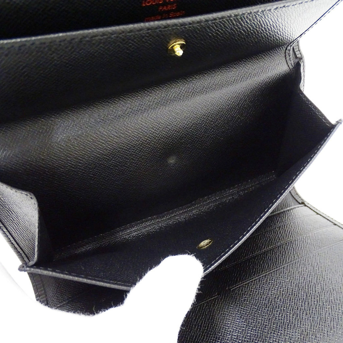 Louis Vuitton Black Galle Noir Epi Leather Long Wallet (Bi-Fold) (Pre-Owned)