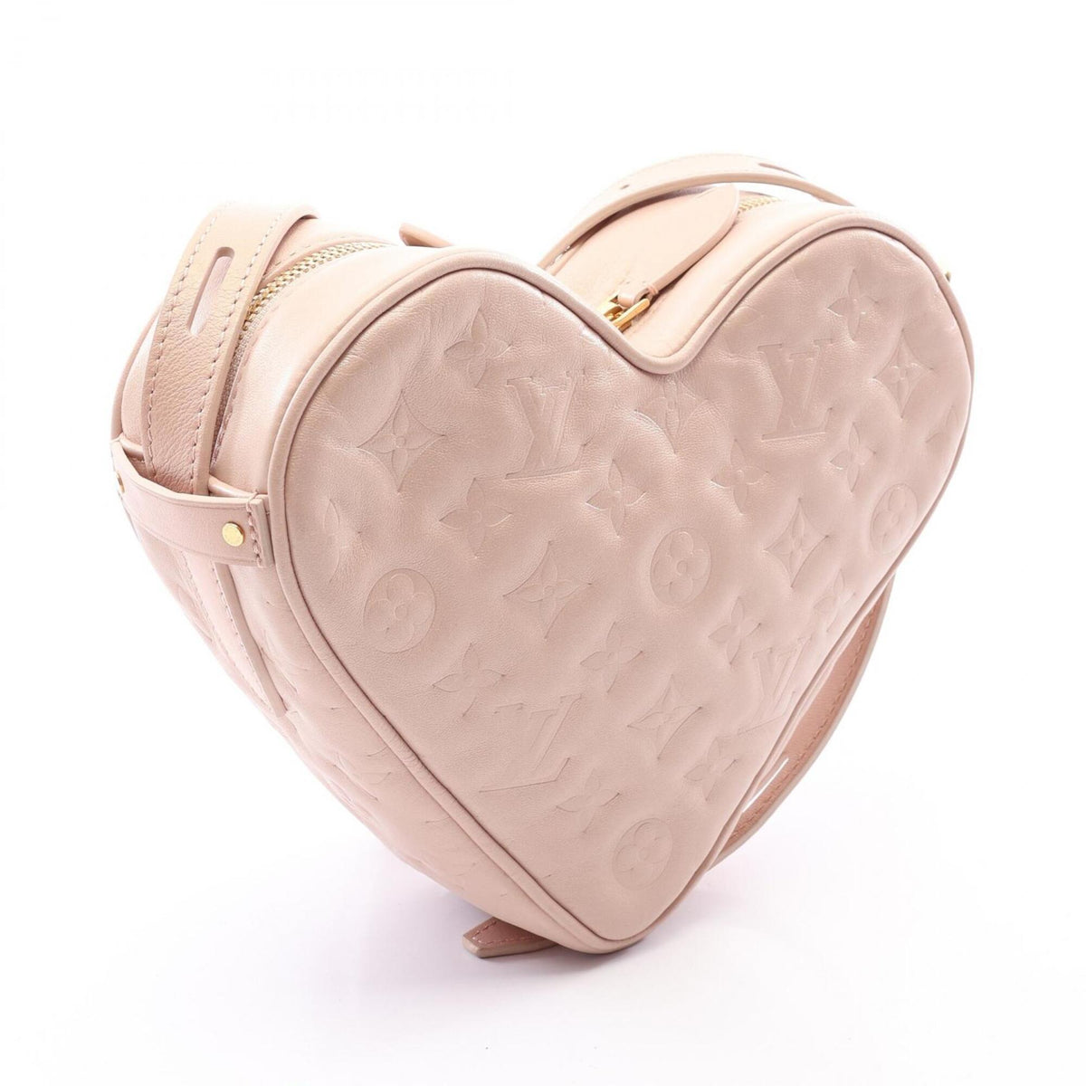 Louis Vuitton Pink Leather Handbag Shoulder Bag (Pre-Owned)