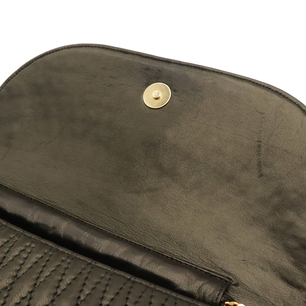Bally Black Leather Pochette Shoulder Bag (Pre-Owned)