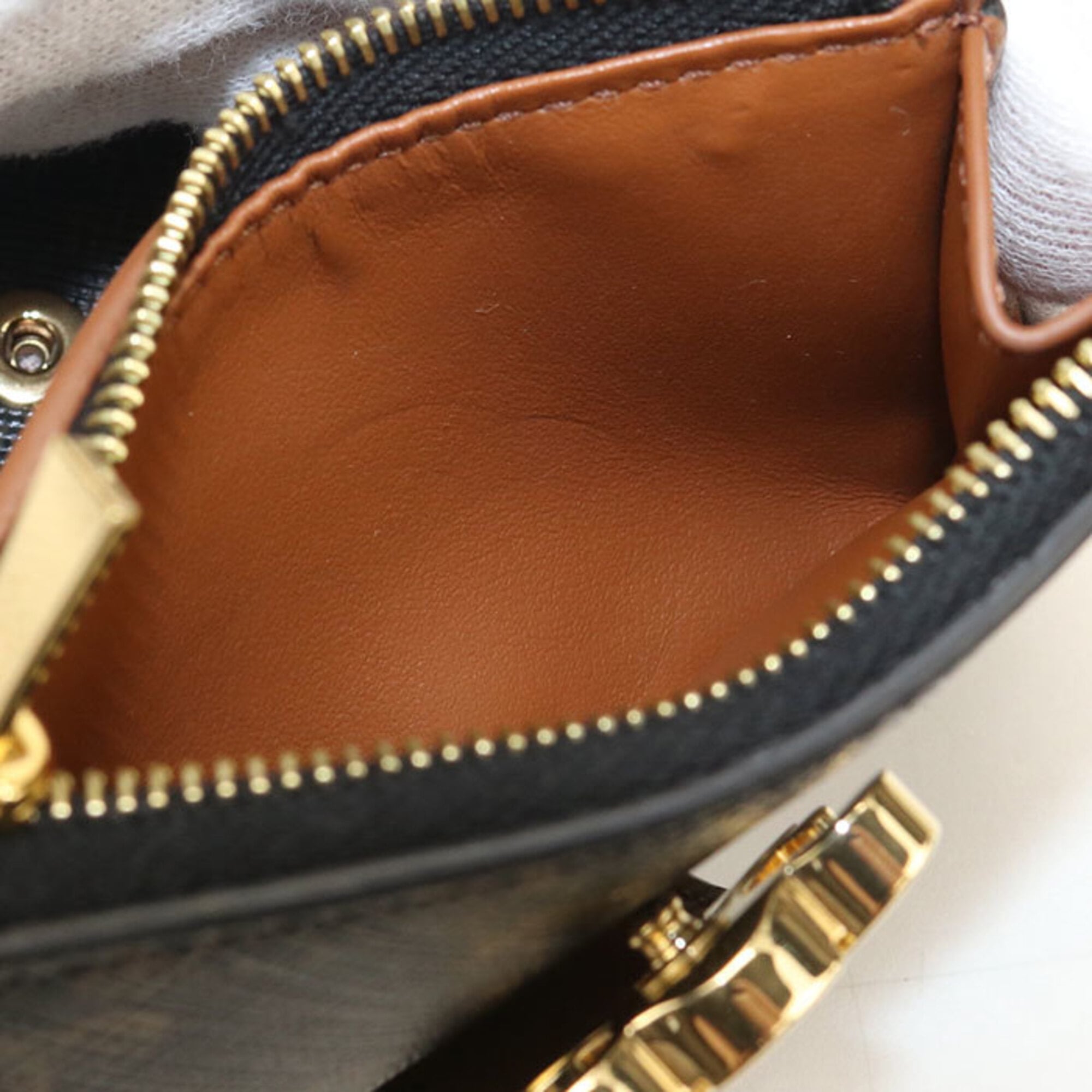 Celine Brown Pvc Wallet (Tri-Fold) (Pre-Owned)