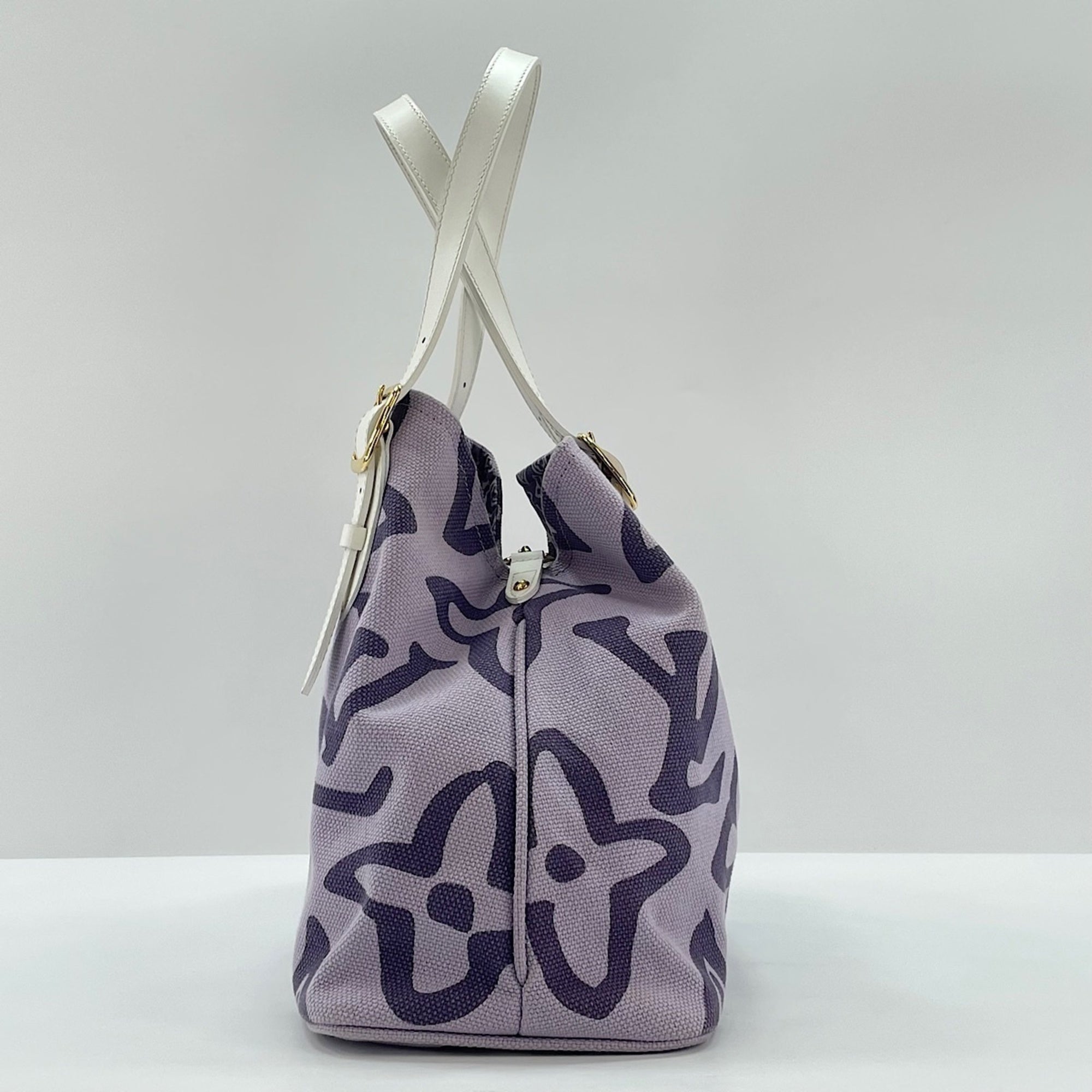 Louis Vuitton Purple Tote Bag (Pre-Owned)