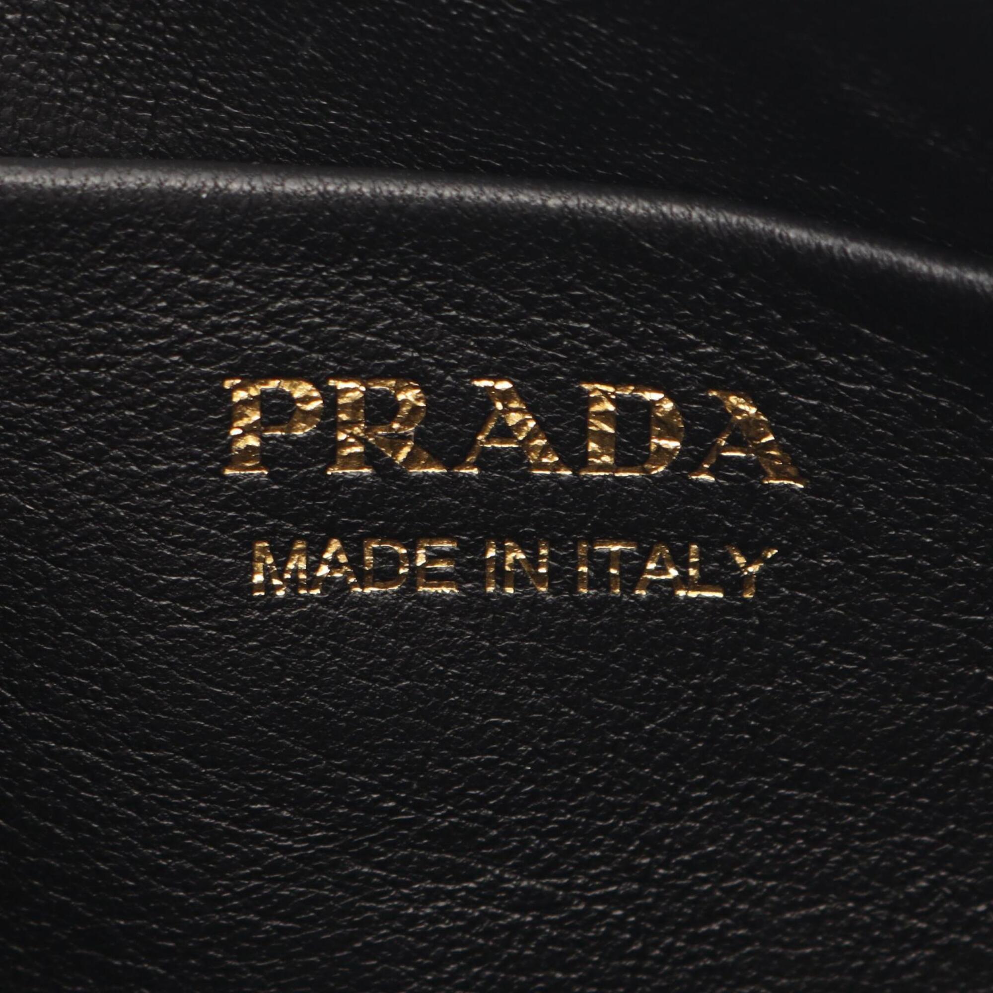 Prada Purple Leather Handbag (Pre-Owned)