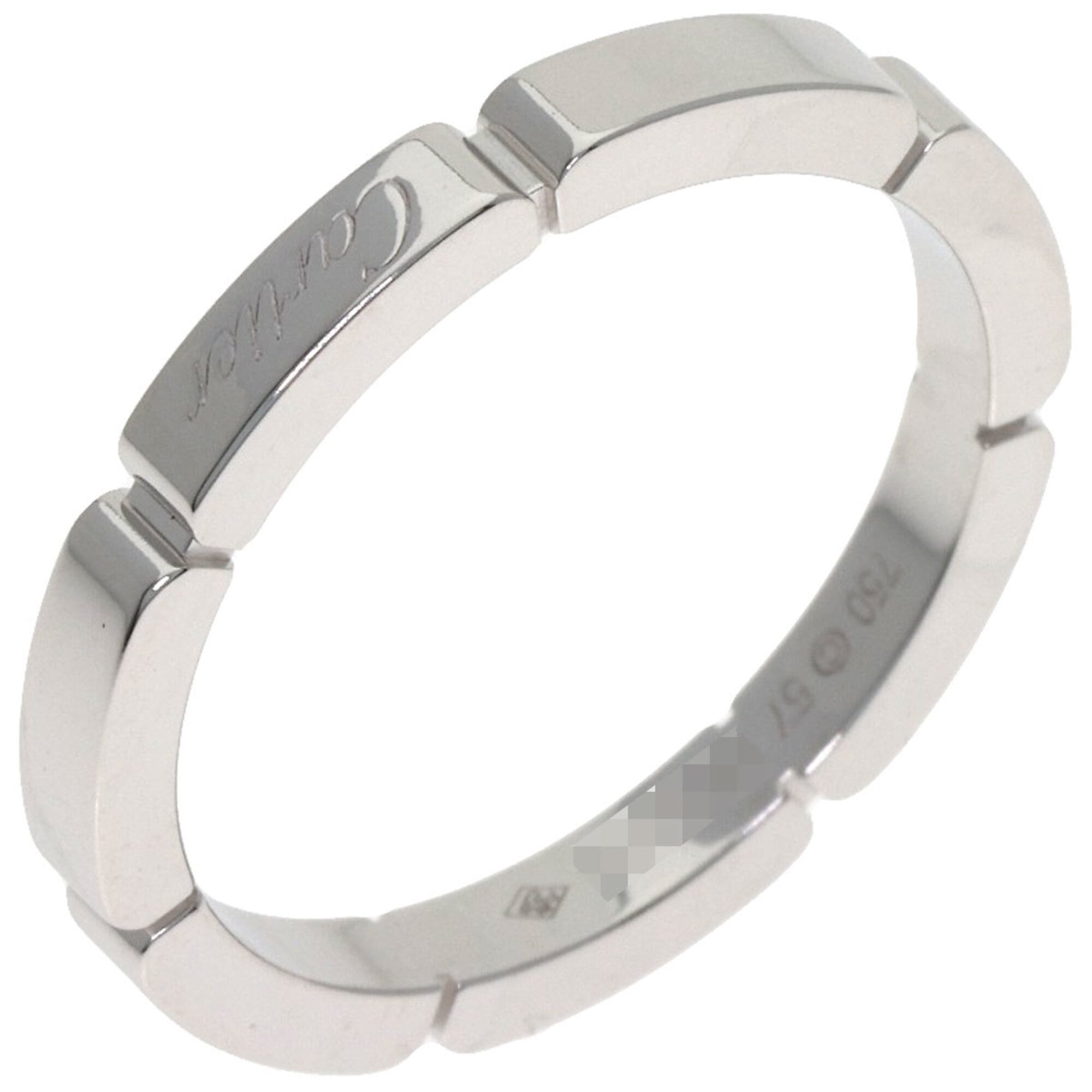 Cartier White Gold (18K) Band Ring (Pre-Owned)
