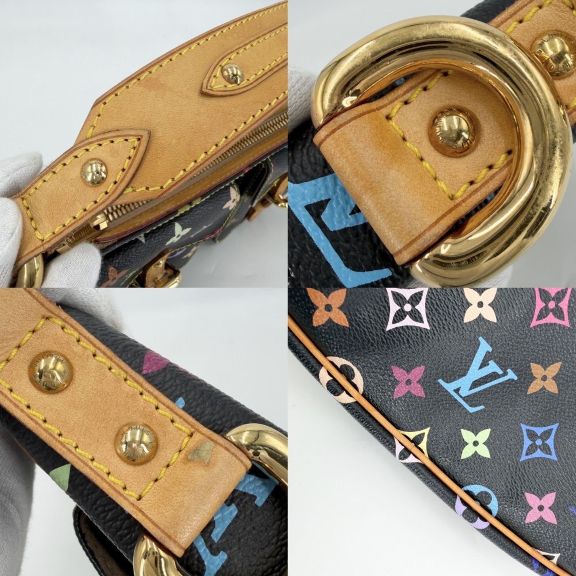 Louis Vuitton Multi-Color Noir Monogram Multicolore Shoulder Bag (Pre-Owned)