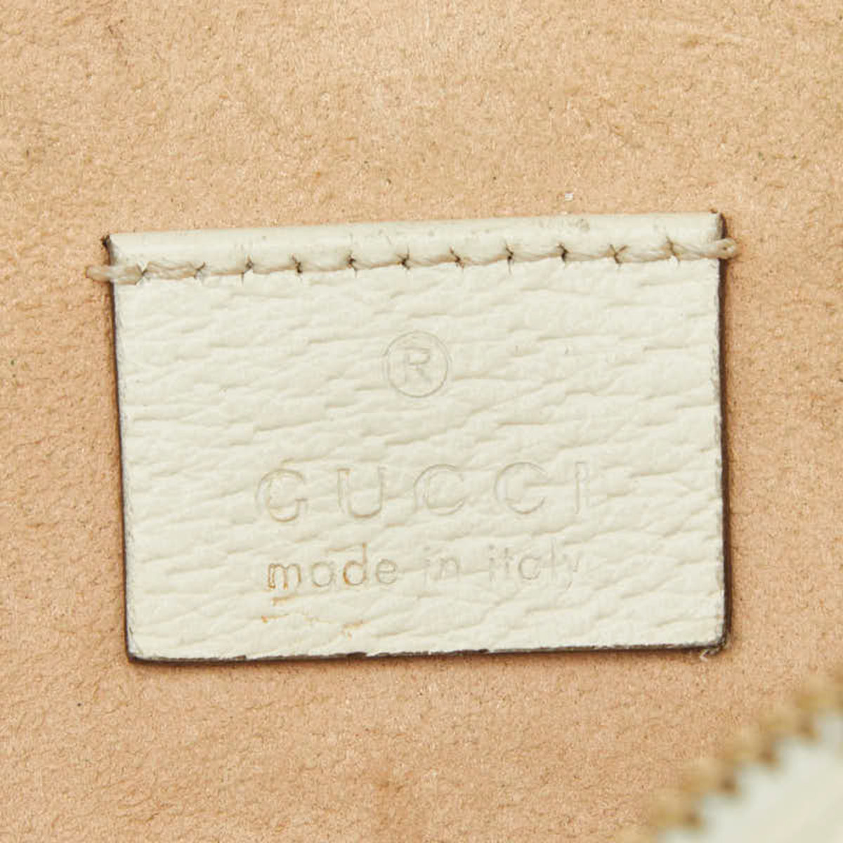 Gucci White Leather Shoulder Bag (Pre-Owned)