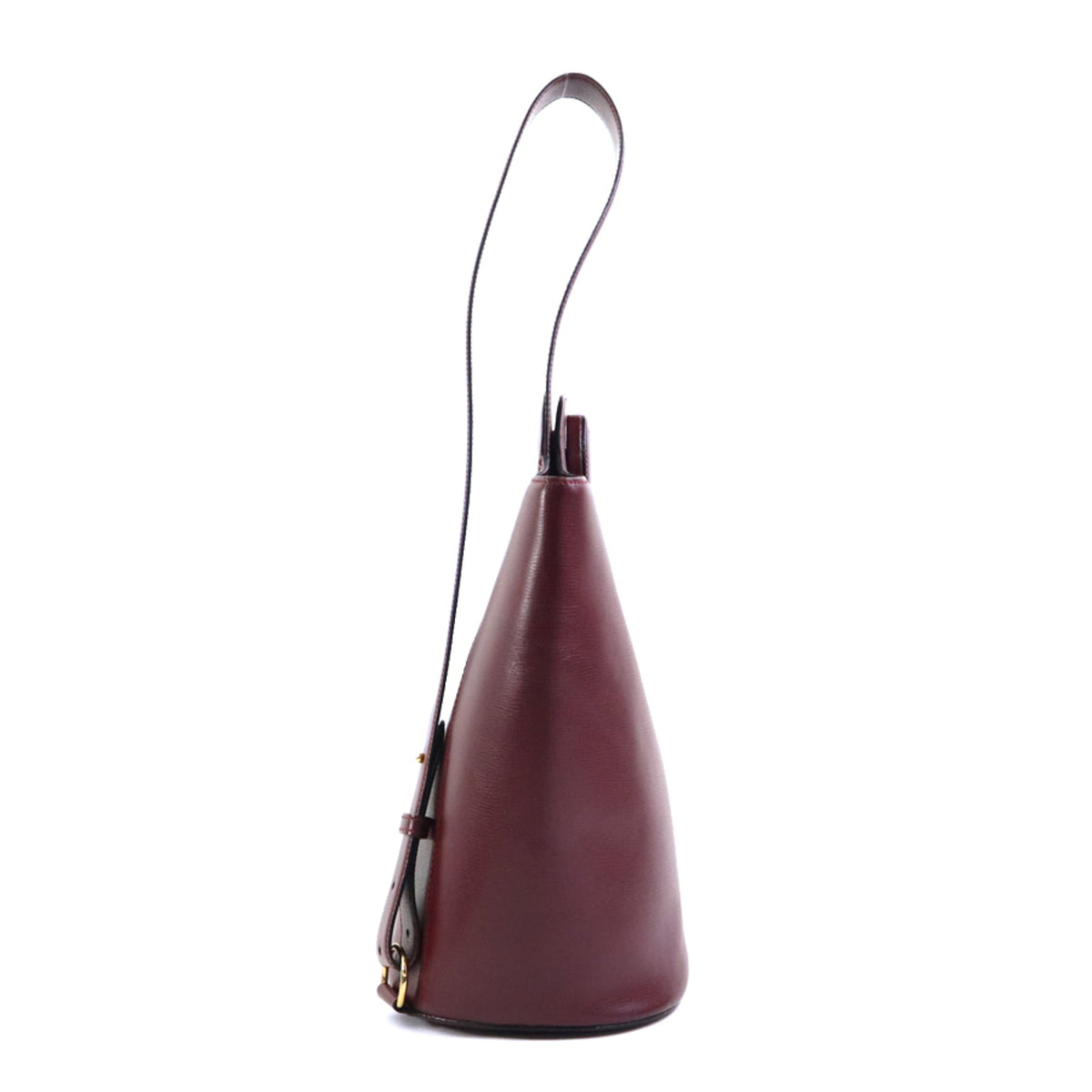 Cartier Burgundy Leather Shoulder Bag (Pre-Owned)