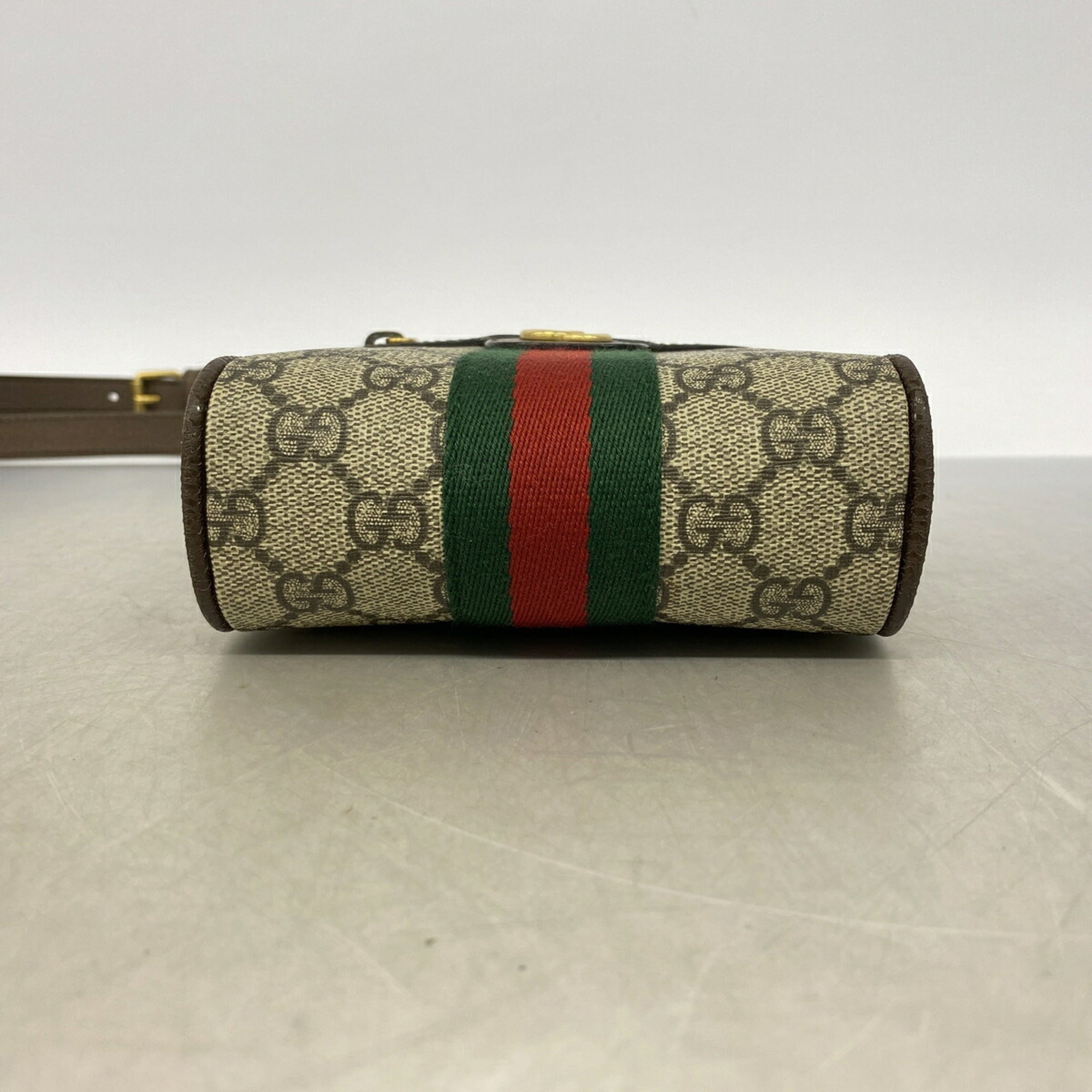 Gucci Brown Pvc Shoulder Bag (Pre-Owned)