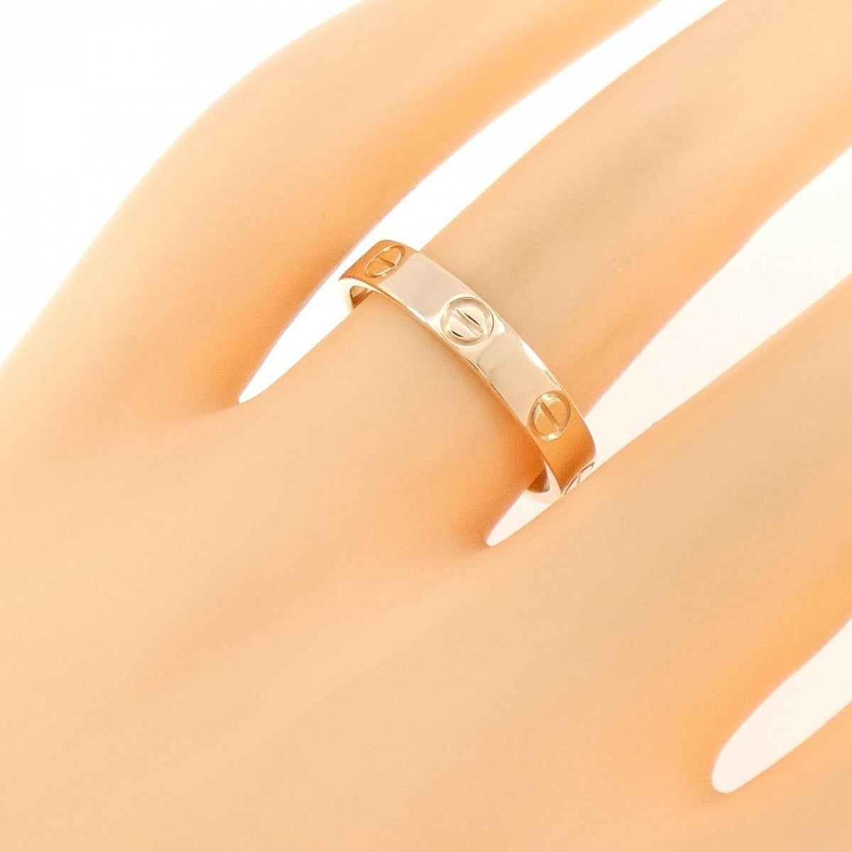 Cartier Love Pink Gold (18K) Band Ring (Pre-Owned)