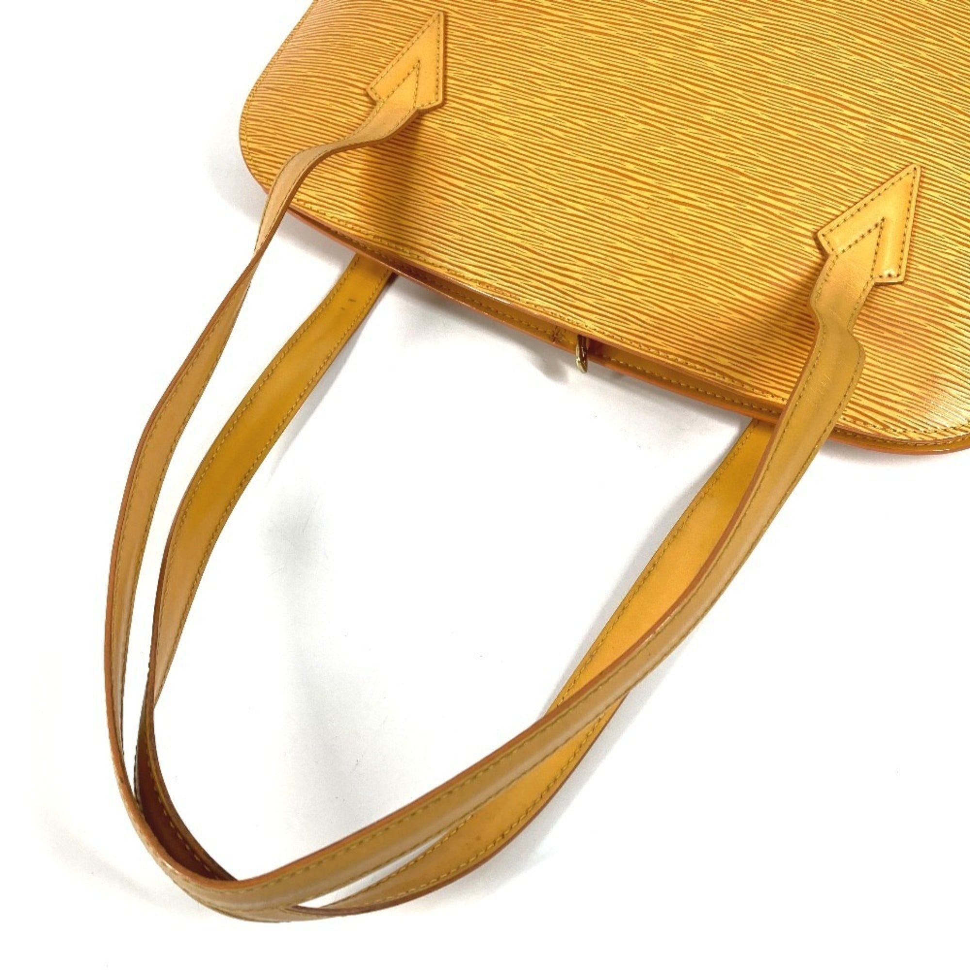 Louis Vuitton Epi Yellow Epi Leather Shoulder Bag Tote Bag (Pre-Owned)