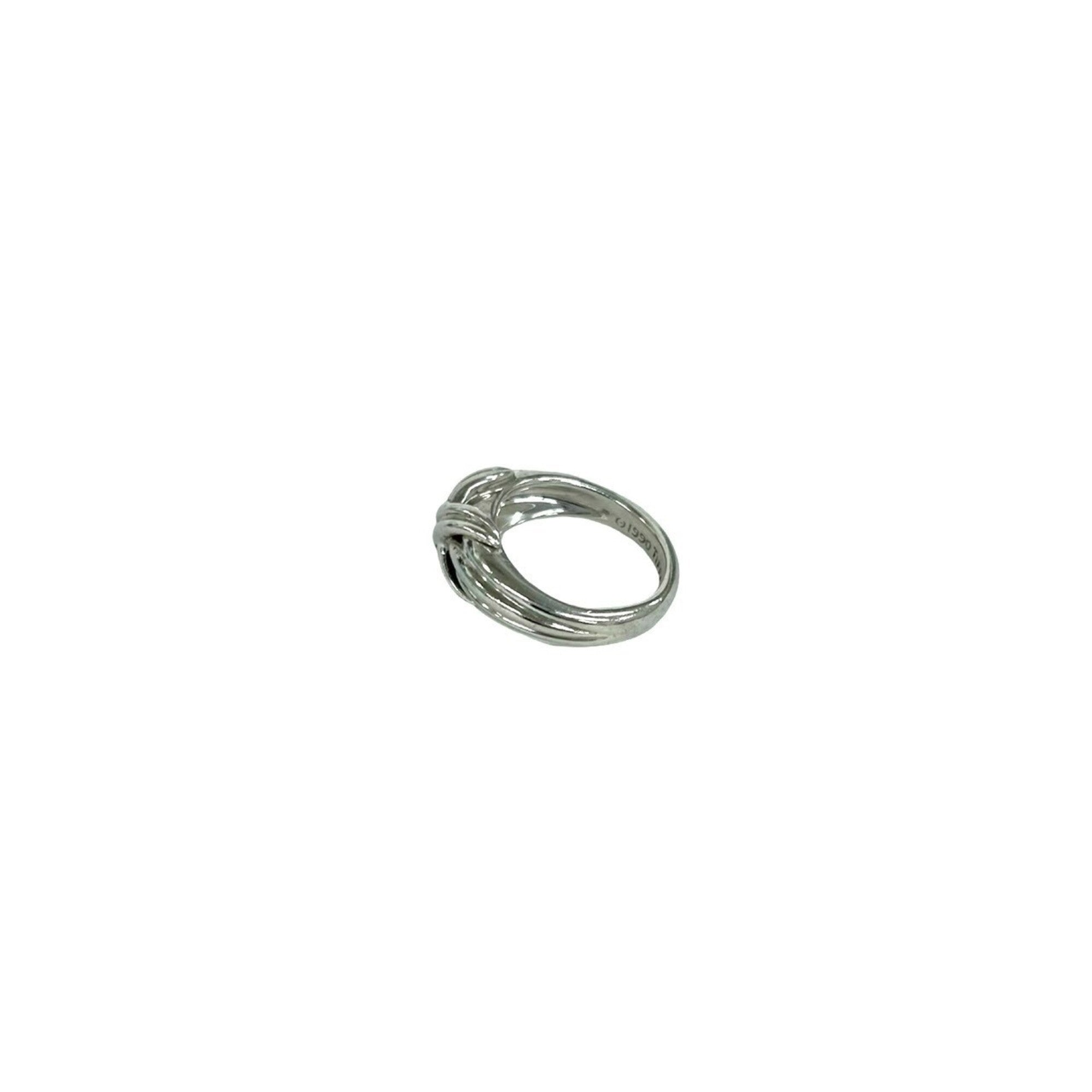 Tiffany Silver Silver 925 Band Ring (Pre-Owned)