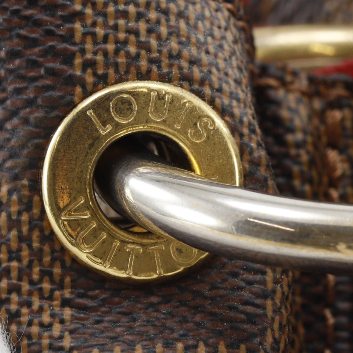 Louis Vuitton Brown Damier Canvas Shoulder Bag (Pre-Owned)