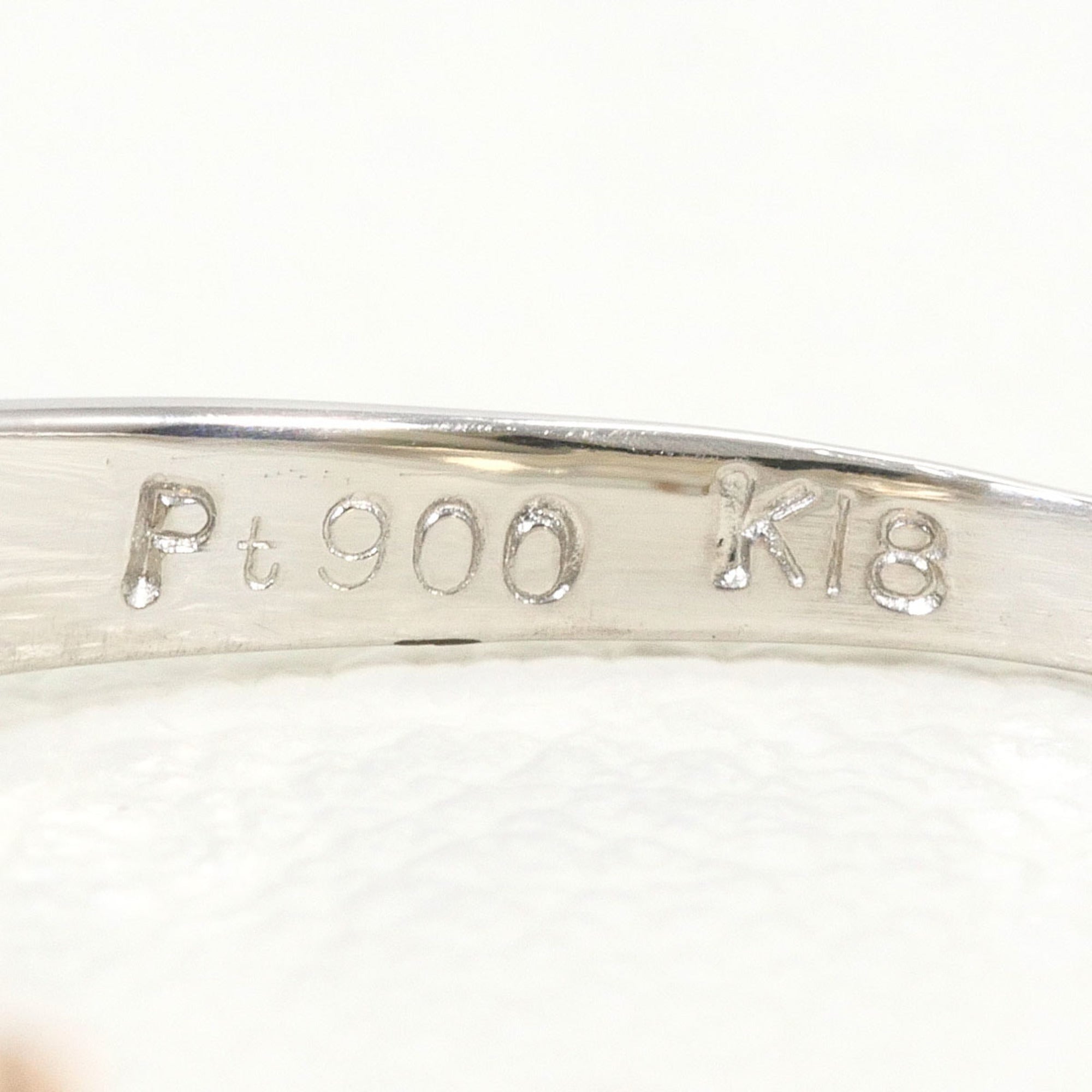 Unbranded Pink Gold Platinum Pink Gold (18K) Platinum 900 Band Ring (Pre-Owned)