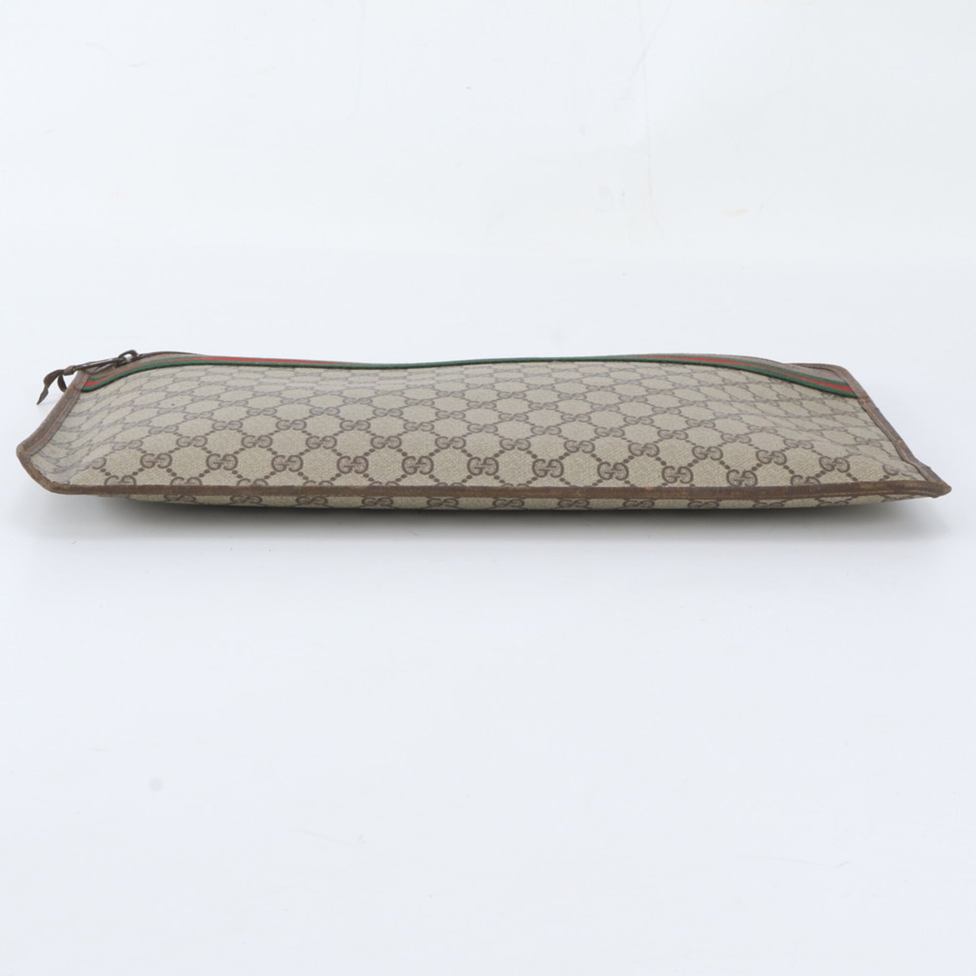 Gucci Brown Leather Coated Canvas (Pre-Owned)