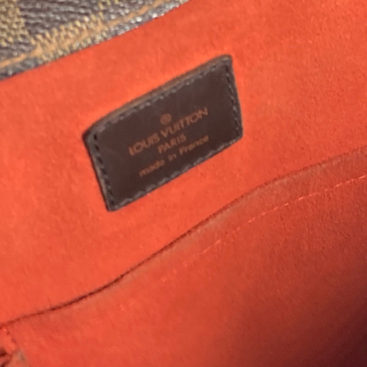 Louis Vuitton Brown Damier Canvas Shoulder Bag Tote Bag (Pre-Owned)